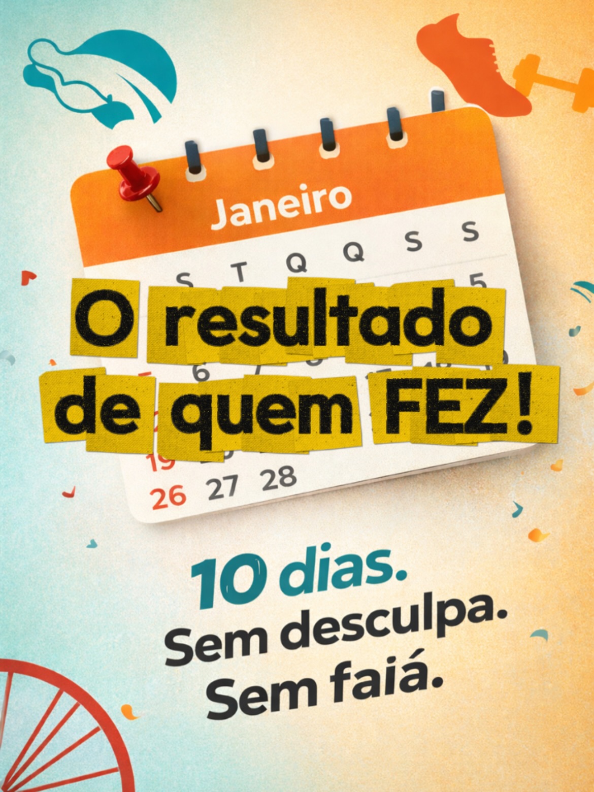 Foram 10 dias de compromisso, foco e muita determinação.
Teve treino na chuva, teve treino com preguiça, teve dia difícil, mas não teve desistência!
O resultado? –2kg, mais confiança, mais força e a certeza de que quando a disciplina vence, o resultado aparece.
Estou imensamente orgulhosa e feliz por você!
Não é só sobre o peso que foi embora, é sobre a mulher que ficou: mais forte, mais confiante e mais consciente do seu potencial.
Parabéns por não negociar seus objetivos.
Isso é só o começo!
#10DSF #coach #emagrecimento #saude #vempromeumundo