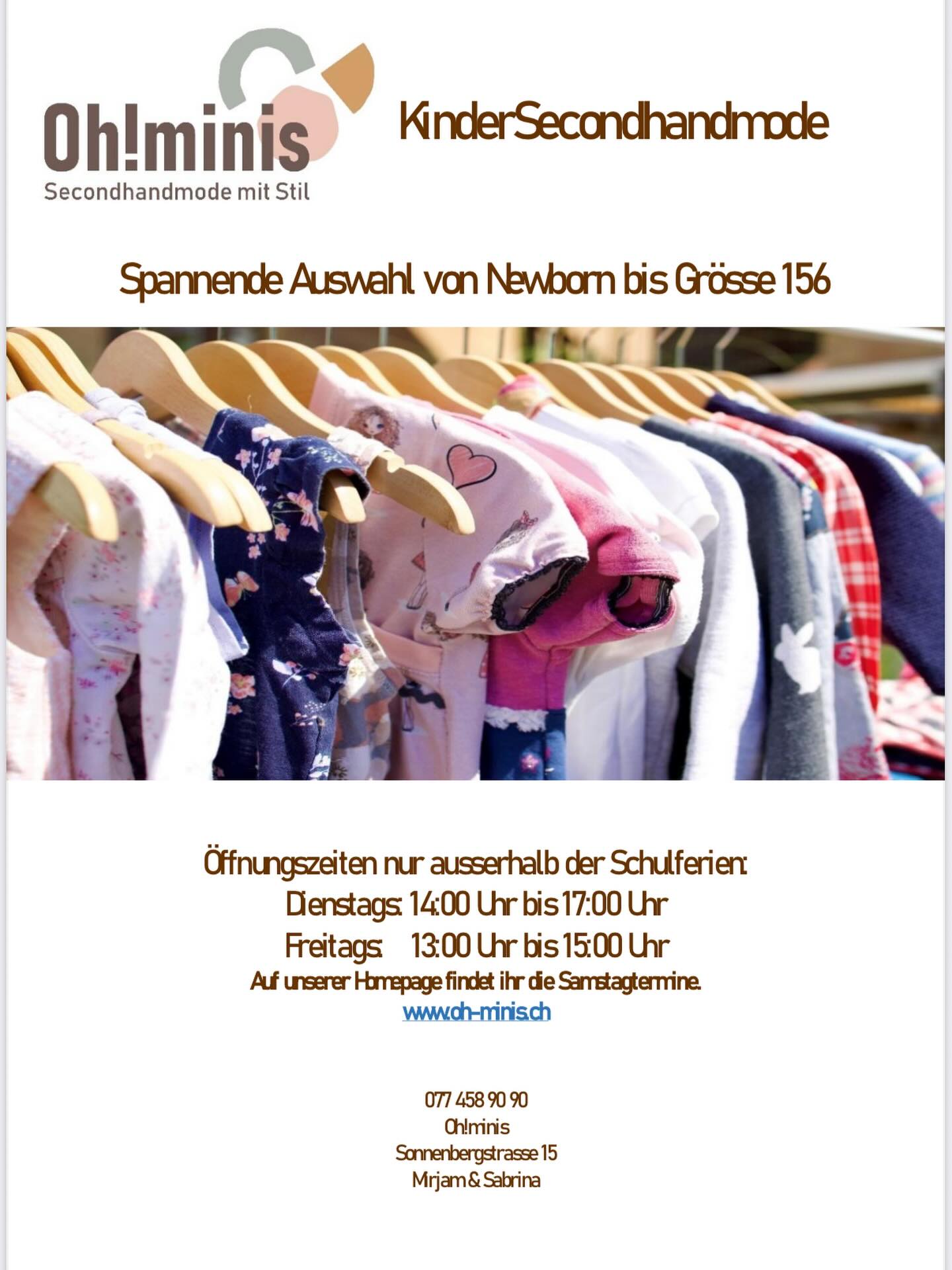 Unsere neuen Öffnungszeiten!!
🥳🥳🥳🥳🥳🥳🥳🥳🥳🥳
.
.
.
#secondhand #kinderkleider #nachhaltig