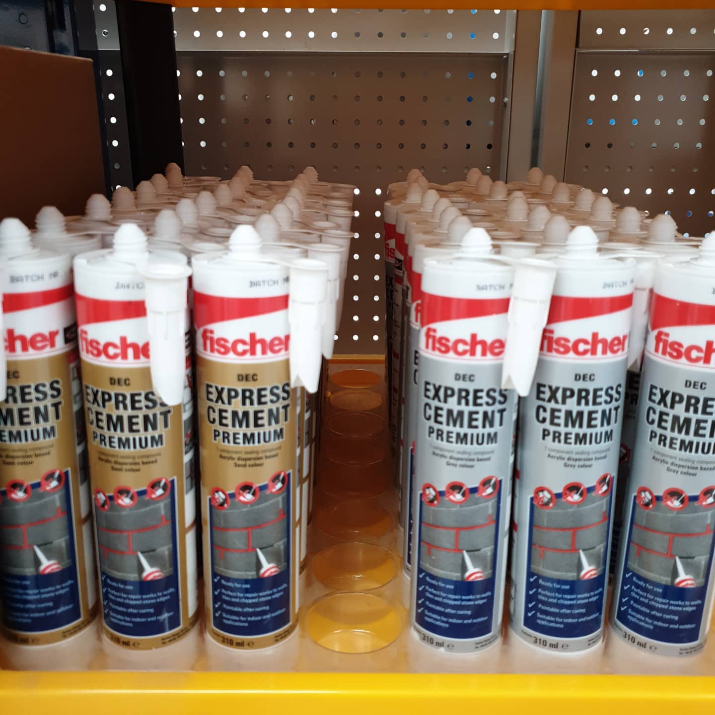 @fischer_uk express cement in a tube, now stocked in grey & sand. Ideal for small repairs / joints. #cement #repair