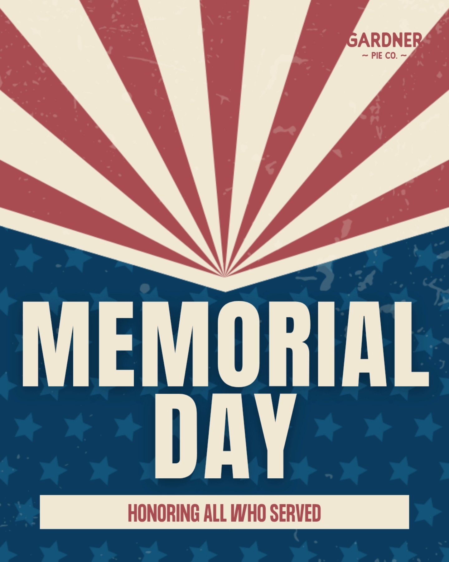 Today, we remember and honor the brave men and women who made the ultimate sacrifice for our country. We live in freedom because of their courage.
