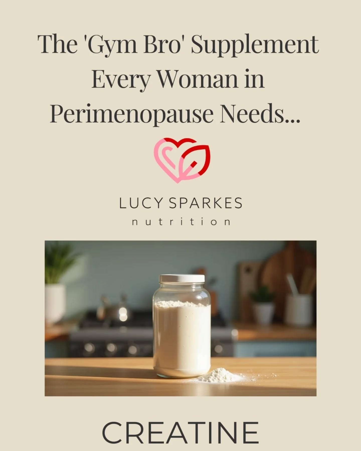 Scroll to find out more β‘οΈβ‘οΈ
Most people think creatine is just for bodybuilders. ποΈββοΈ
But if youβre in perimenopause, it might be the most evidence-backed tool in your kit for tackling muscle loss, increasing the number of calories you burn (metabolism), bringing brain cells back on-board, and for strong bones.
As hormone levels fluctuate and transition, our bodies need a little extra support to maintain what we've worked hard for!
Iβve just published an article into the research behind creatine for women, on my website.
π Click the link in my bio to read the full breakdown!
#Perimenopause #WomenOver40 #Creatine #HormoneHealth #HealthyAging