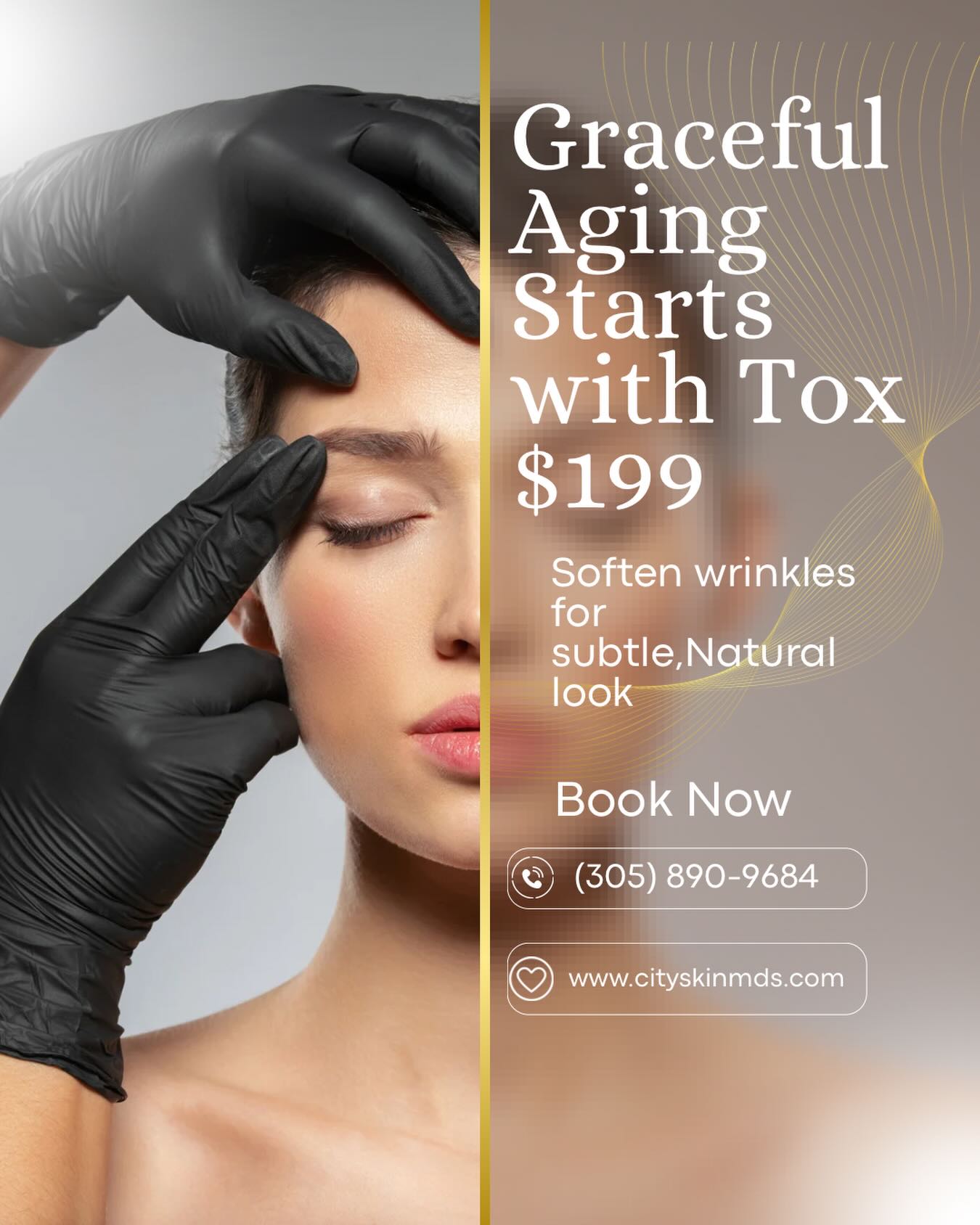 ✨ Smooth. Refresh. Glow. ✨
Tox treatments now $199 a subtle refresh that keeps you looking like you, just well-rested.
Botox $199
Resultados naturales, frescos y elegantes. 💉✨
Reserva tu cita hoy.
#CitySkinMD #Tox199 #BotoxSpecial