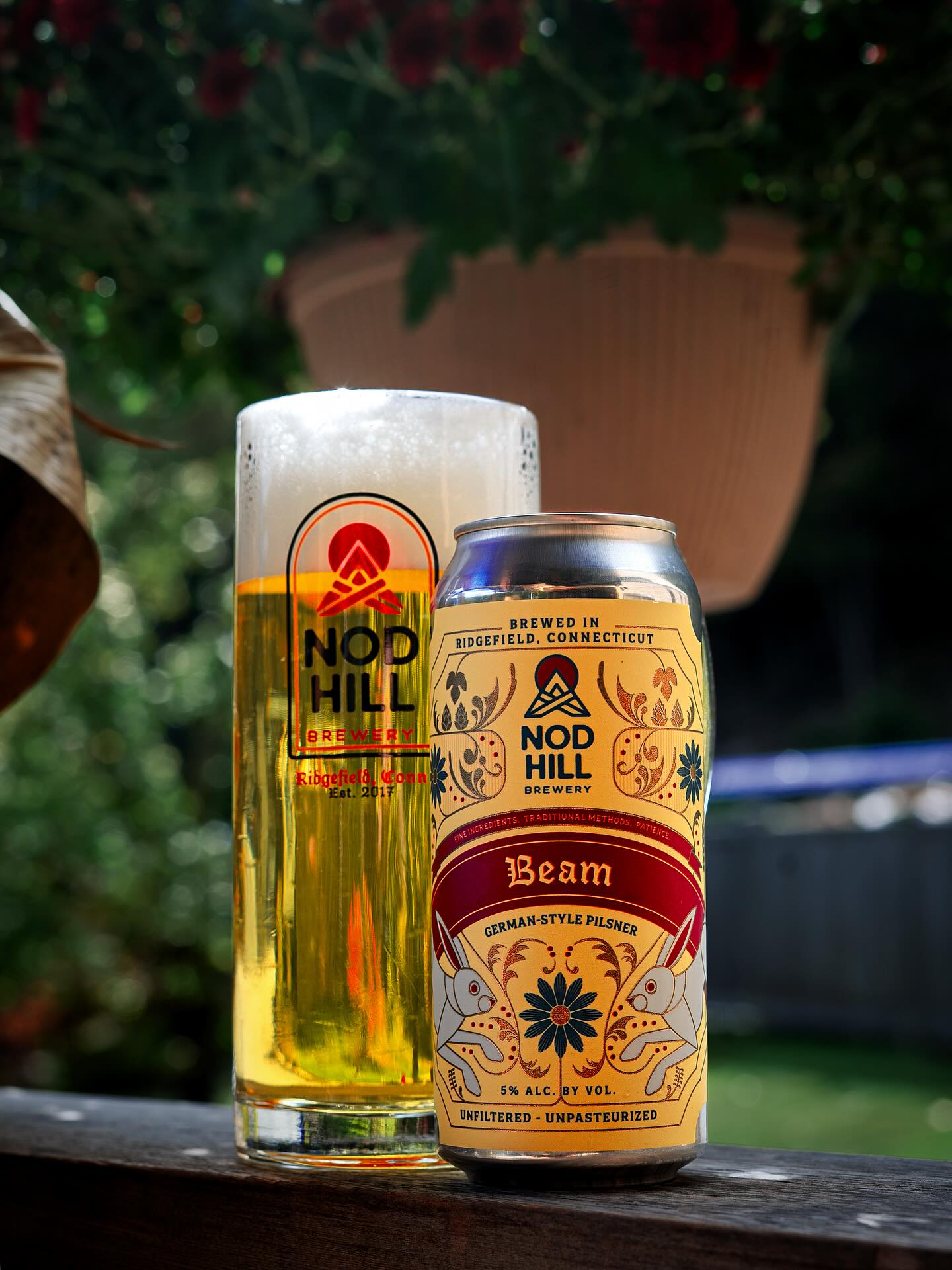 Introducing a refined version of Beam, our 5% ABV German-inspired Pilsner.
Designing a flagship beer that’s consistently available to a wide audience is always a balancing act. Pilsner is already an incredibly nuanced style—simple on paper, deeply technical in execution.
We are constantly tweaking and refining all of our beers, but a house Pilsner challenges us in a unique way. The goal is an approachable flavor profile that remains historically accurate while staying refreshing and familiar. True to style, but built to drink year-round and fit any occasion—a true go-to beer.
Over the past year, we’ve methodically adjusted variables to find that rare, precise balance—from dialing in our lager yeast expression, to refining a preferred German grain profile, carbonation techniques and selecting hops sourced from German farms we’ve visited in person.
We’re pleased to say Beam has reached a place that fully satisfies—not just the beer enthusiast, but anyone looking for a better, more consistent Pilsner experience.
After careful conversations, our brew team is proud to offer this modern house pilsner with an old world twist.