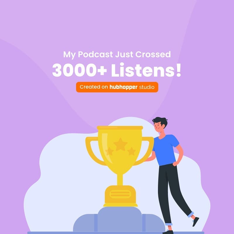 My podcast has got more than 3000 Listens.
Thank you so much for such good response.
Listen more on
https://story-tales.hubhopper.com/