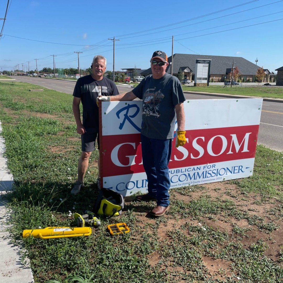 🪧Show your support with a yard sign! Signs are available at Grissom Landscape Nursery: 408 N 2nd St, Noble, OK 73068.
✅ Pick yours up today!
.
.
.
Visit my website for more info! Link in bio!
📞 405-872-9584
📫 Please send contributions to:
P.O. Box 1100
Noble, OK 73068
.
.
.
#voterustygrissom #republican #clevelandcountycommissioner #yourvotematters #votevotevote