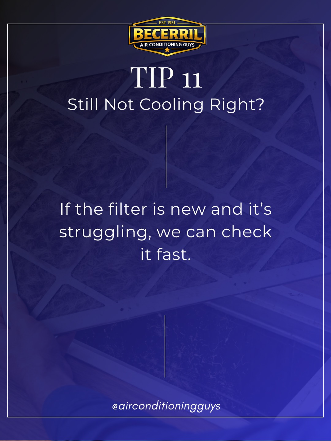 🥶😬 Still not cooling right? If the filter is new and it’s struggling, we can check it fast. 💬 DM “FAST CHECK”.
#ElCentro #ImperialValley #ACService #HVACPros #Homeowners