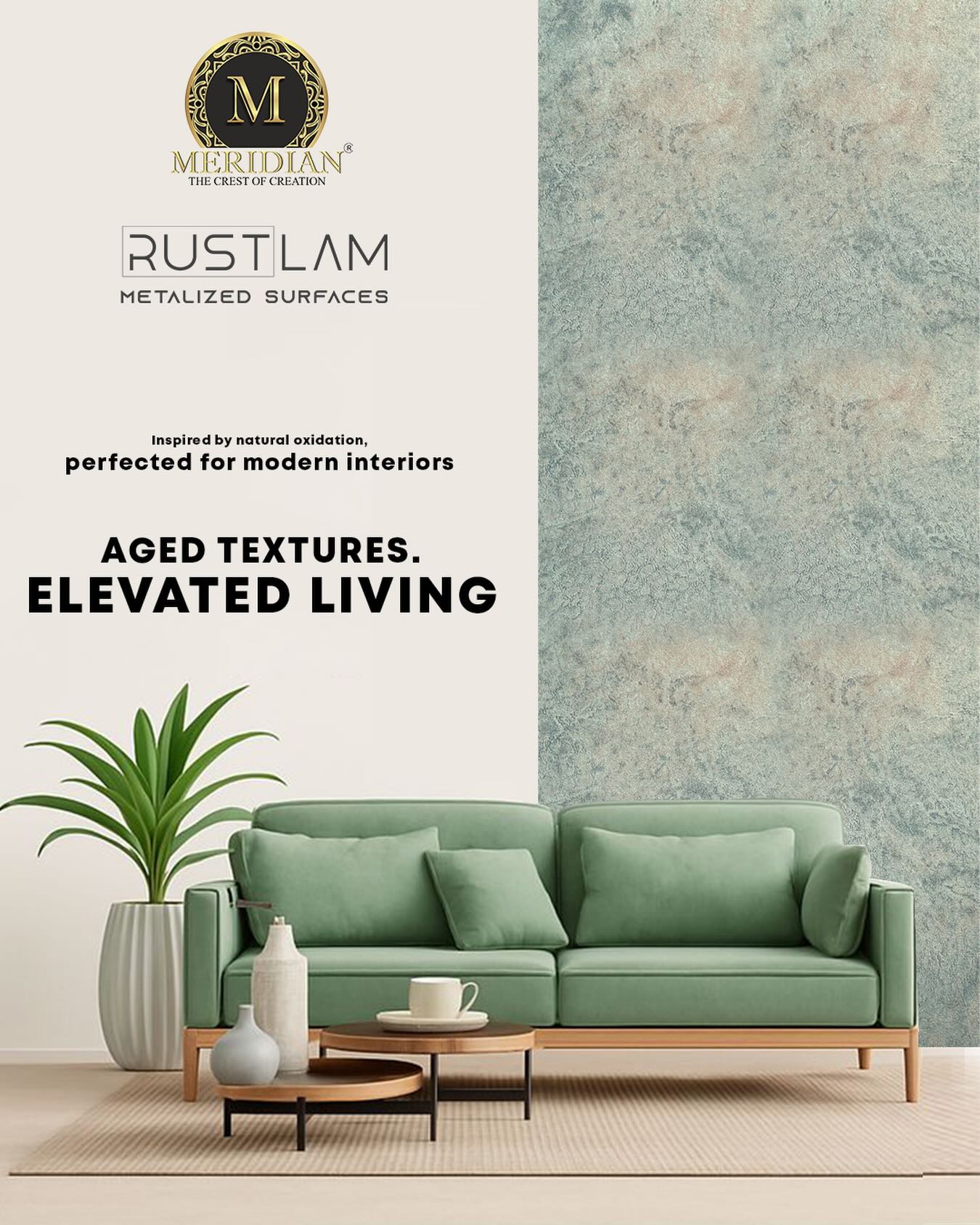 Raw. Rich. Remarkable. 🔥
Rustlam by Meridian captures the beauty of rusted metal with designer textures for statement interiors.
#MeridianCollection #Rustlam #IndustrialInteriors #StatementWalls
