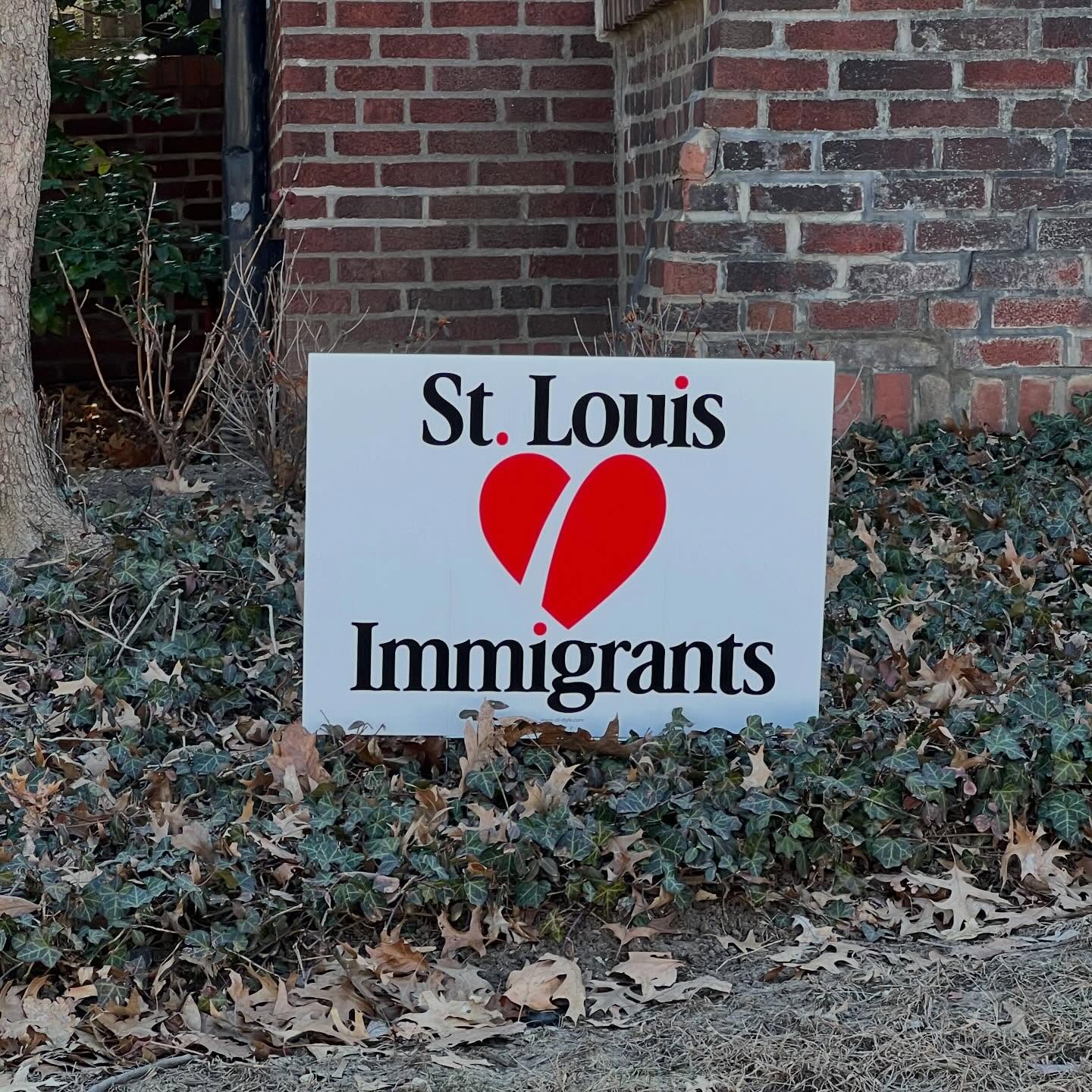 Back in stock! These yard signs are popping up all over the bi-state, and you can only get ‘em from @stlstylehouse! We’re donating a portion of proceeds to the International Institute. Sign UP, St. Louis! @iistl