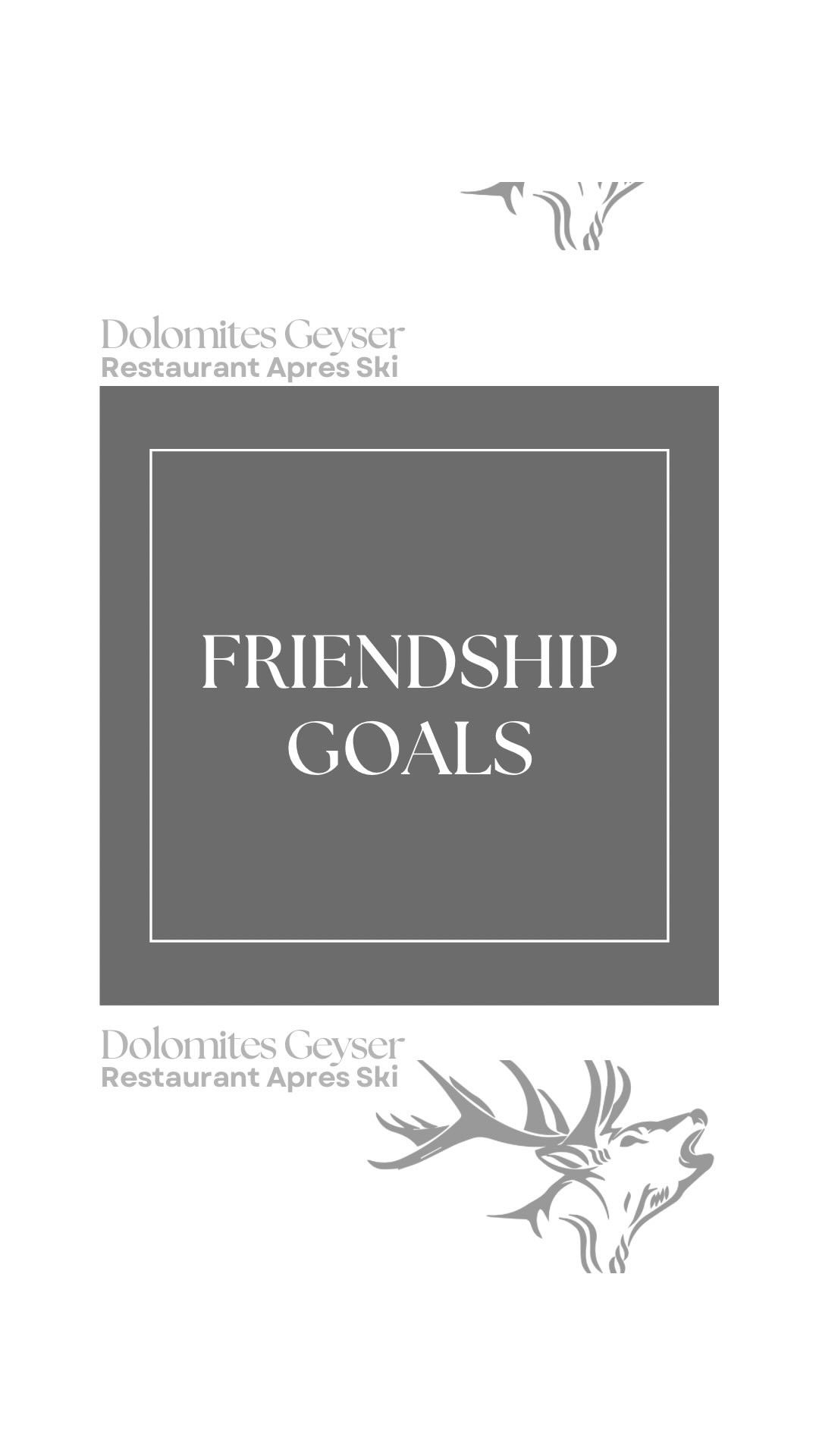 La regola è una sola:
vince chi condivide per primo.
Lo spritz lo offre lâaltro. đš
#dolomitesgeyser #friendship #spritztime #apresski #visitvaldifassa