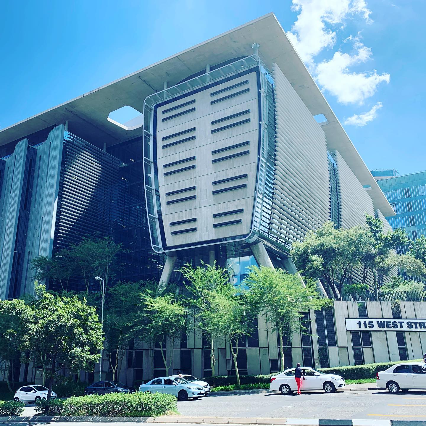 115 West Street, Sandton...difficult NW site with awesome passive design both inside and out