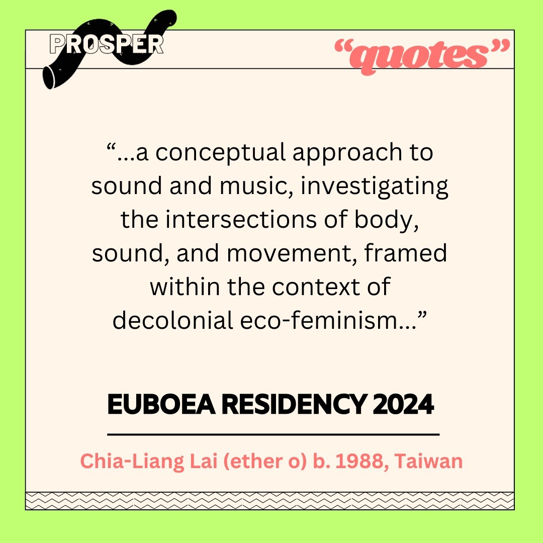 When reading 231 applications for this residency, we realized there are certain quotes that pulled us. So we decided to select them, and spark your curiosity for the work they will be developing during the residency.
We'll be sharing quotes from the applications of the other 7 residents in the next days.
#artist #artresidency #artistresidency #euboea #evia #eviaisland #greece #quotes #sound #ecofeminism #decolonial