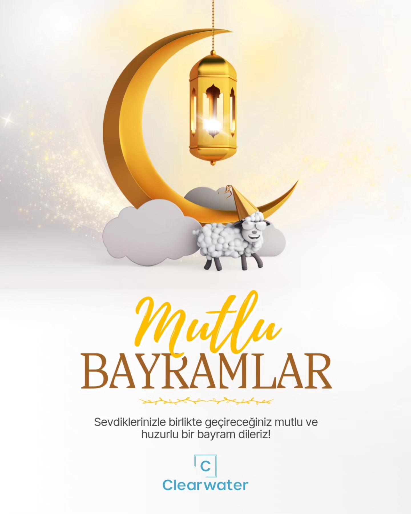 🌙 Kurban Bayramı’nız mübarek olsun!
Sevdiklerinizle bir arada, sağlıklı, huzurlu ve bereket dolu bir bayram geçirmenizi dileriz.
Bayramın getirdiği paylaşma, dayanışma ve sevgi ruhu hepimizin hayatına güzellik katsın.
Clearwater ailesi olarak iyi bayramlar dileriz! 🕊️
#KurbanBayramı #BayramMesajı #MutluBayramlar #Clearwater
