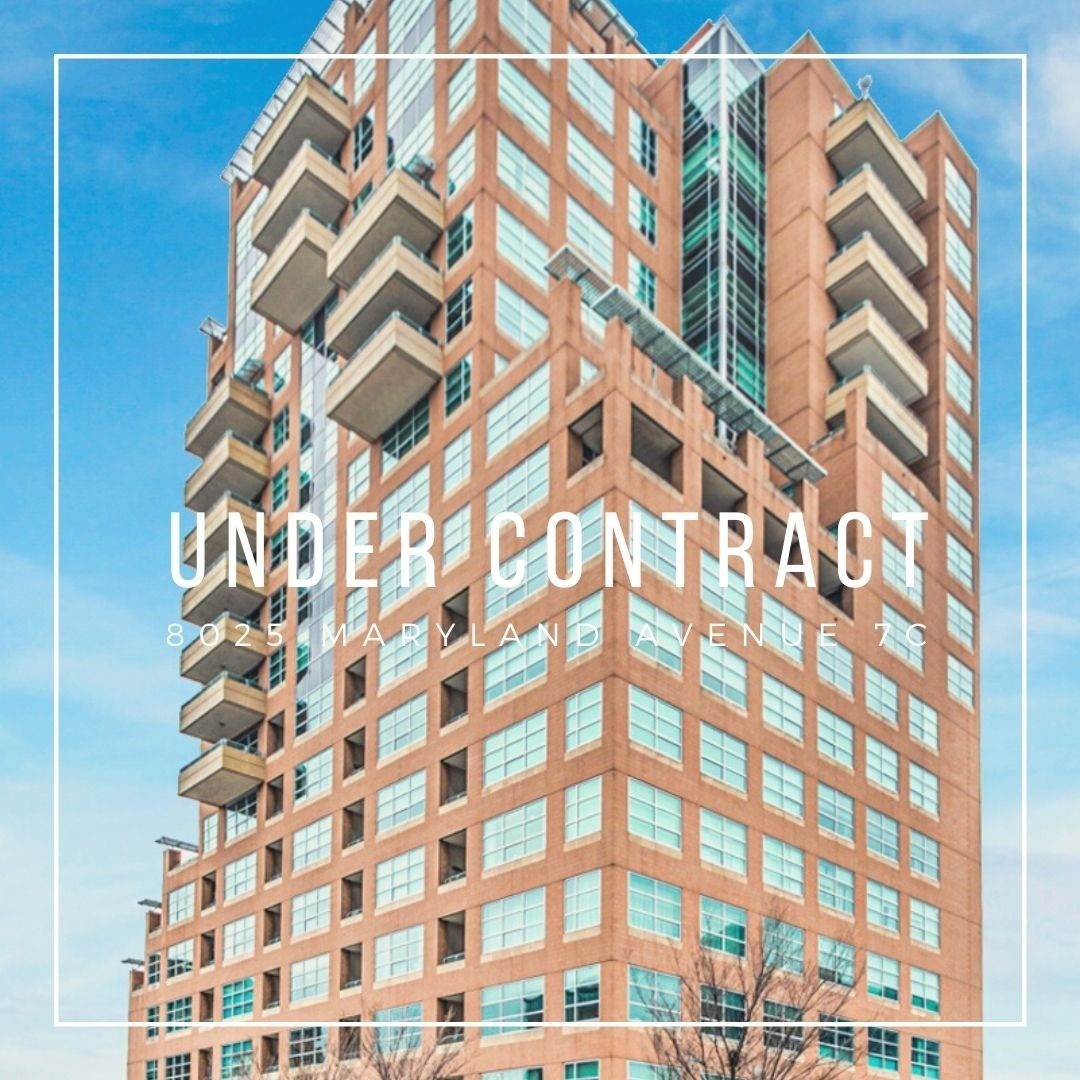Under Contract
8025 Maryland Avenue 7C
Check out this amazing condo in downtown Clayton:
www.8025Maryland7c.com
