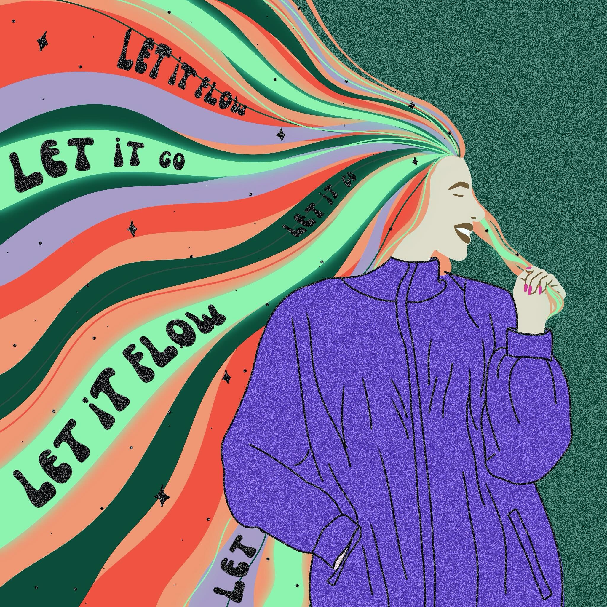 Color experiences! 🤍
.
#letitgo #letitflow #graphicdesign #digitalillistration