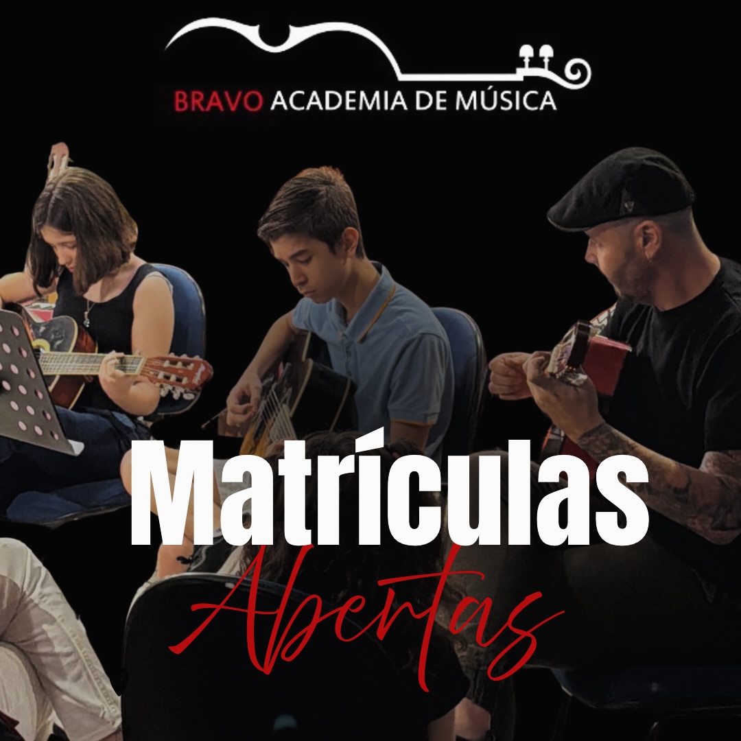 Matrículas abertas 🎶
Na Bravo, a música vai além da técnica.
É aprendizagem, desenvolvimento e experiência.
Invista em você e em quem você ama!
#VemPraBravo