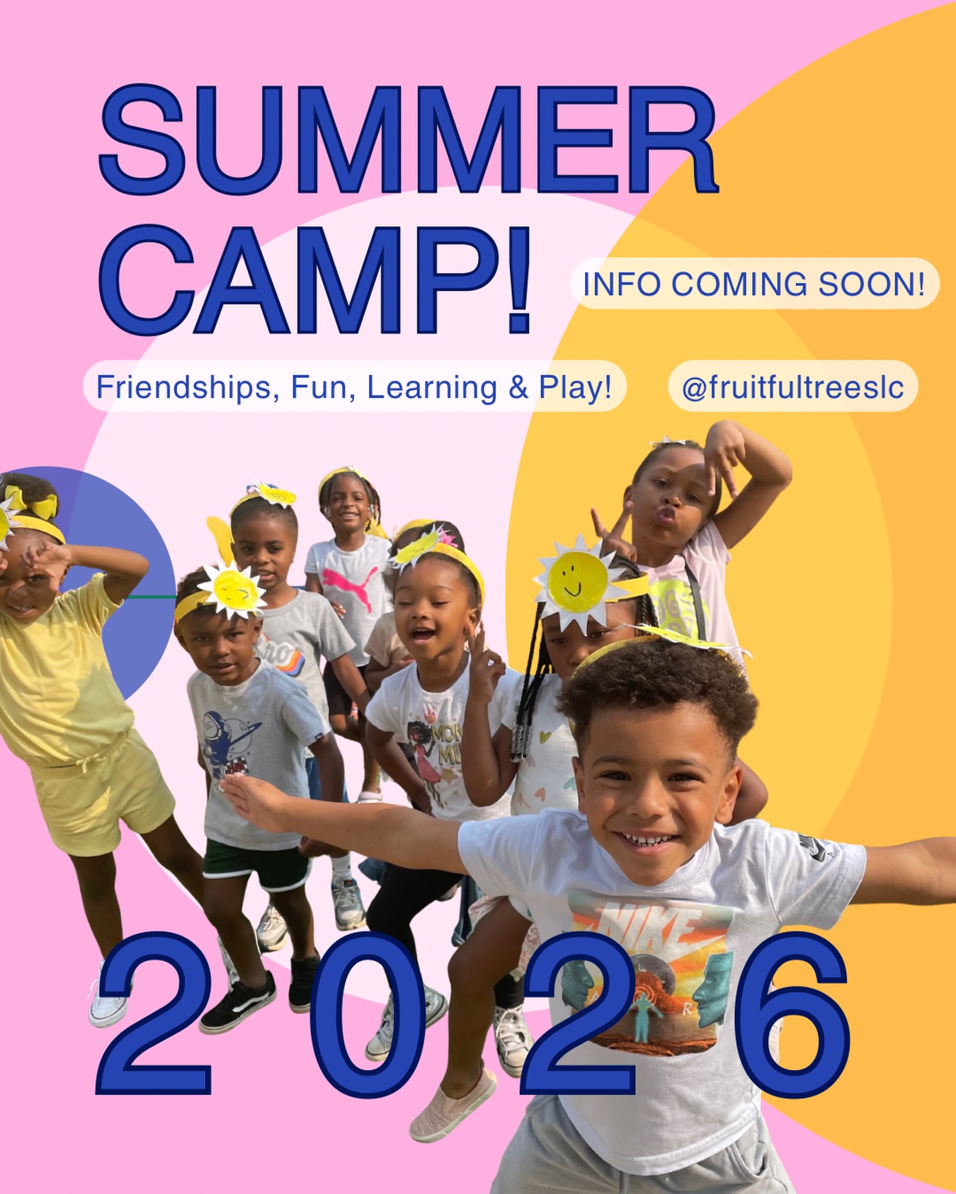 ☀️ Summer Camp at Fruitful Trees Learning Center — Coming Soon ☀️
We are getting ready for an exciting summer filled with learning, creativity, movement, and meaningful experiences at Fruitful Trees Learning Center. Our upcoming summer camp is designed for children ages 5–12, offering engaging activities that keep young minds active while creating memories that last well beyond summer break.
🌱 Enrollment will be opening soon
📅 Details and registration information coming shortly
✨ A fun, structured environment where children can grow, explore, and thrive
Stay tuned for more information, and be ready to secure your child’s spot for a summer full of purpose, connection, and joy.