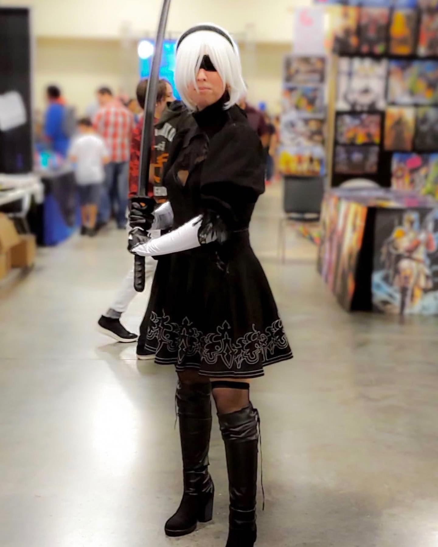 More 2B #nierautomata #nierautomatacosplay #cosplay #videogames #femalevideogamecharacters #geek #geekygirl #gamer #gamergirl #gamerexpo #funtimes #2b