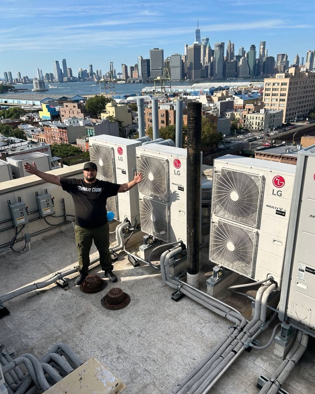 Top Technician 💯💪🔝 getting things done is our specialty. Call Climate Crew Corp