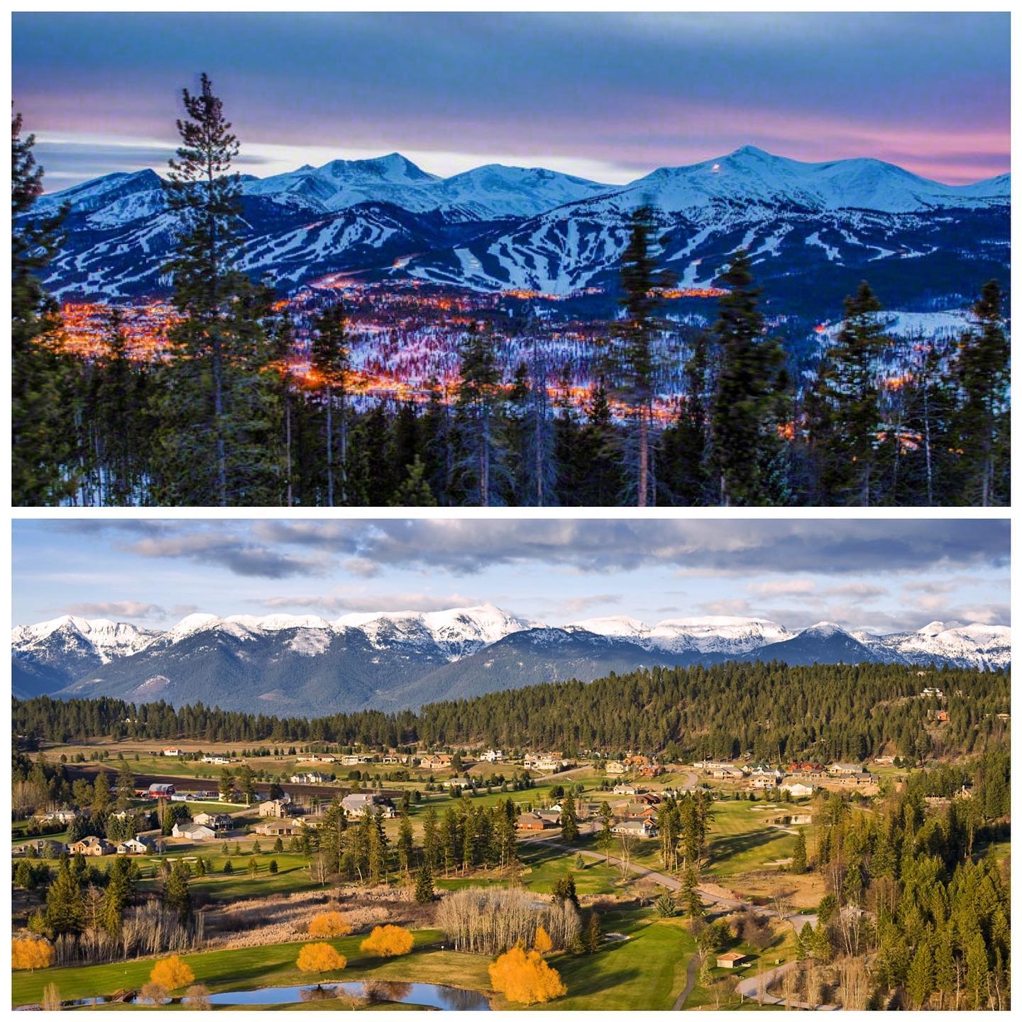 Happy Friday! Aren’t these shots of our “office views” amazing? Easy to get inspired when you get to enjoy the mountains of Breckenridge, CO and Bigfork, MT! #inspirationalviews #westisbest #breckenridgecolorado #bigforkmontana #workhardplayharder #interiordesign #strongholddesign