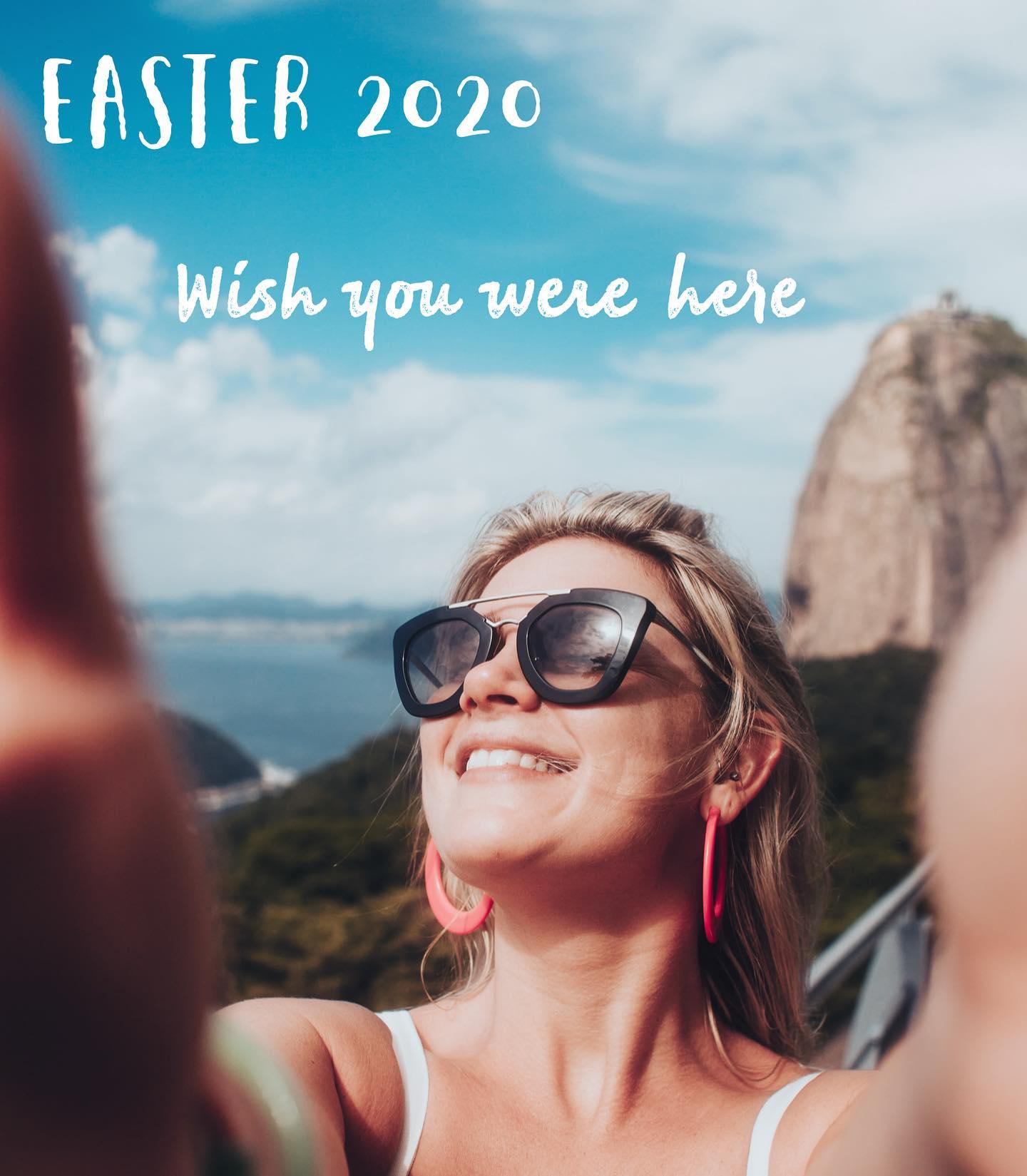Now we have to keep a distance, but we can't wait to have you back in Brazil! May this date bring us a little closer together. Happy Easter! 🐰🙏🏽
