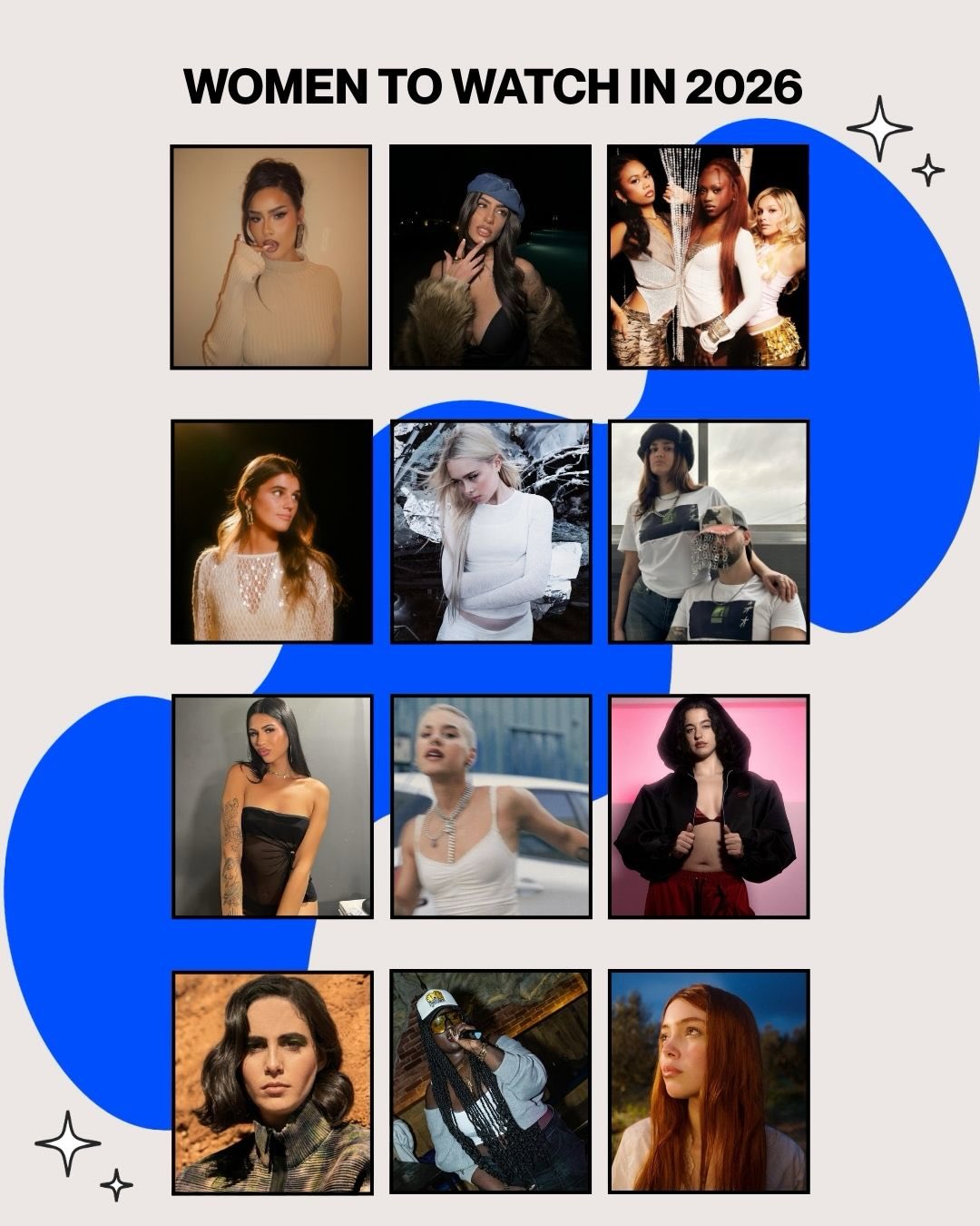 2026 arranca fuerte⚡️. Estas son nuestras Women to Watch. ¿Quién crees que va a dar que hablar este año?