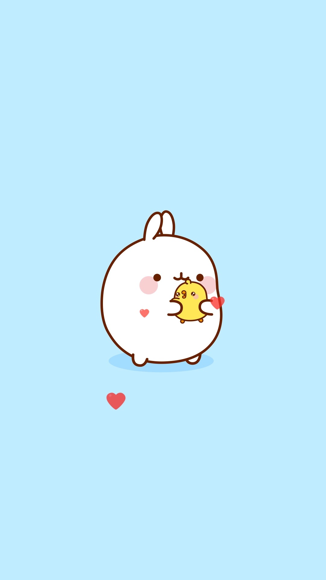 Help Piu Piu join Molang quick! Embrace your love ones ๐ค๐ #HugDay