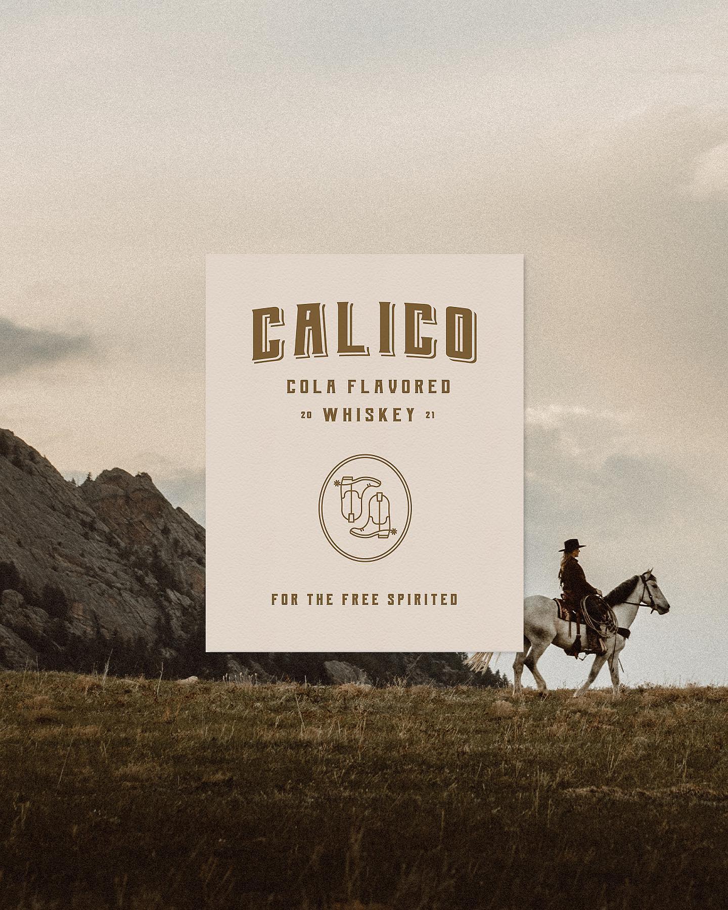 Another day, another brand throwback ~ this time featuring a vintage western vibe.