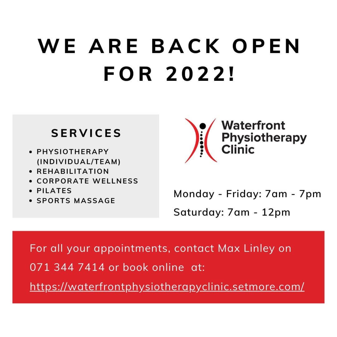 We are back for 2022! 🎉 We are excited to help you reach all of your goals this year!
Ken will still be out of office until the 1st of Feb, so please contact Max for all of your physiotherapy and rehab needs!