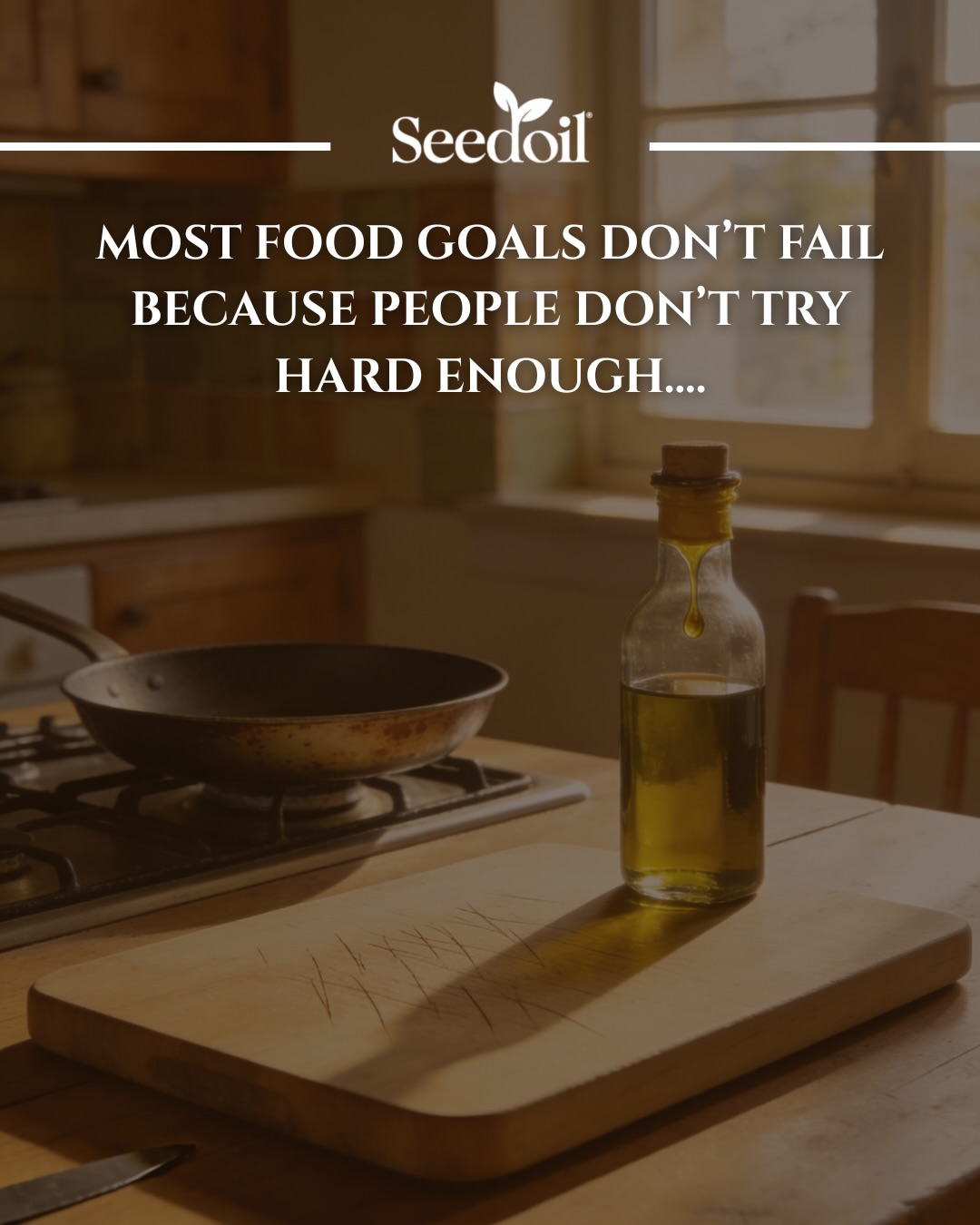 You don’t need more discipline to eat better.
Most food changes fail because they’re built on control —
rules, restriction, and constant decision-making.
Lasting change comes from structure:
what you keep at home, what you cook with, what happens by default.
We explore this idea in today’s newsletter —
and why stability matters more than intensity.
👉 Read it here:
www.newsletter.seedoil.com
#RealFood #FoodCulture #SeedOils #SustainableHabits #ContextFirst