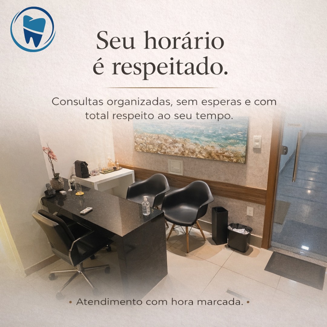 Sabe o que elimina a ansiedade da sala de espera? Não ter que esperar. ✨
Muitas vezes, a tensão pré-consulta surge justamente na incerteza de quanto tempo vai demorar. No Studio Oral Dra. Wellvytha, nós eliminamos essa variável.
Nosso atendimento no Santo Agostinho foi desenhado para oferecer previsibilidade. Você chega, é acolhido e atendido. Sem chá de cadeira, sem aglomeração e com total respeito ao seu momento.
Cuidar do seu sorriso deve ser uma experiência leve e organizada.
💬 Você prefere atendimentos assim? Conte para nós nos comentários!