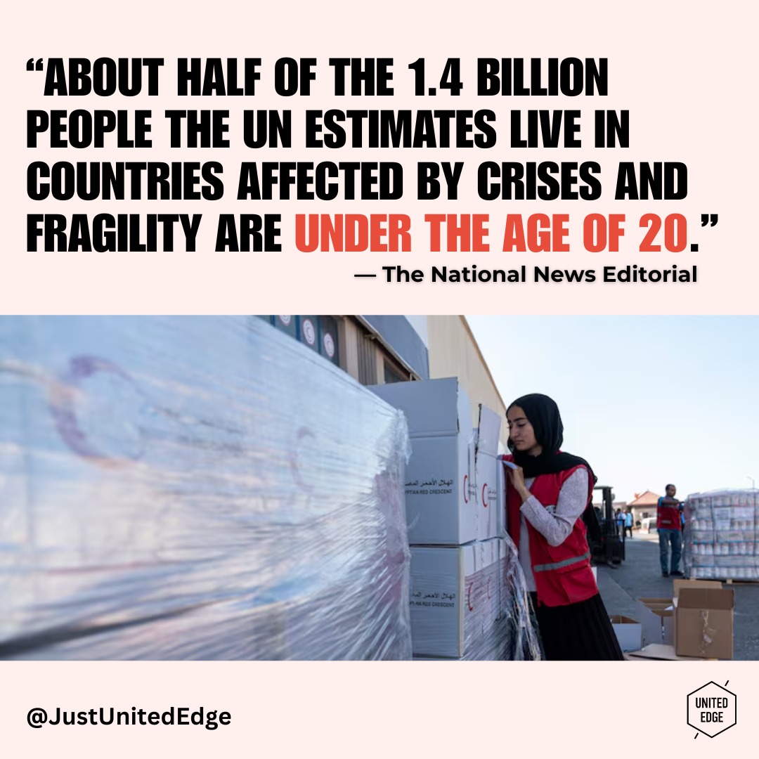 As global crises intensify, from prolonged wars to shrinking funding for relief work, the future of humanitarianism is at a crossroads.
We must support the next generation of humanitarians who bring lived experience, energy, and ingenuity to aid efforts. Youth volunteers are already stepping up in crisis zones, but to sustain impact, humanitarian systems need to give young people real ownership.
Now more than ever, we need robust, participatory, values-driven humanitarian structures that don’t shy away from complexity, and that listen to the voices of young people on the front lines. Read The National editorial here: https://bit.ly/4rbb25I
#Humanitarian #Youth #Leadership #UN #GlobalAid #HumanRights #HumanitarianCrises #AidWorkers #Volunteering #NGOs #CrisisResponse #FuturesofAid #InternationalDevelopment #HumanitarianAction #Futures #Foresight