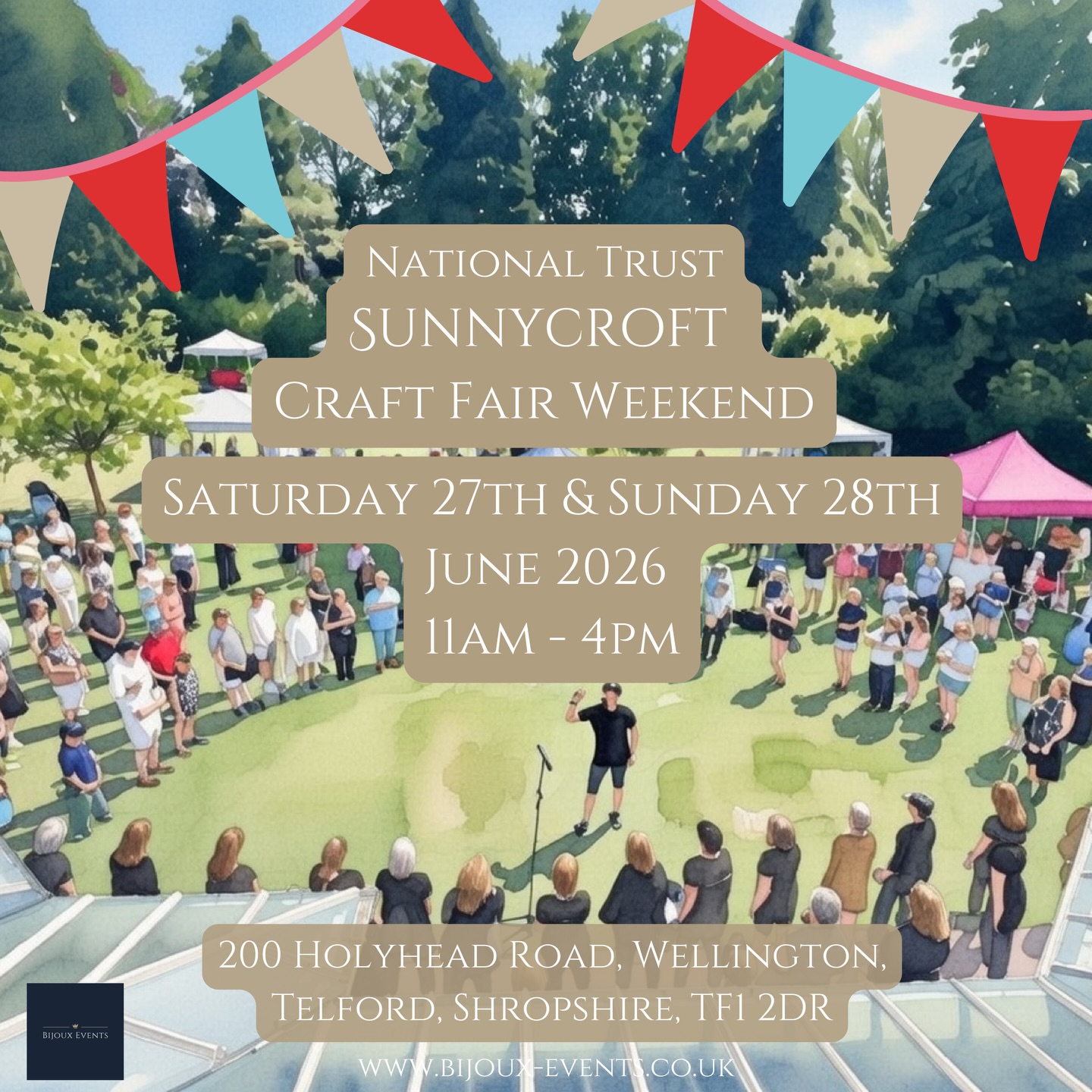 🎶 Live Entertainment Wanted – National Trust Sunnycroft Craft Fair Weekend 🎶
We’re looking for singers and live performers to join us at the Sunnycroft Craft Fair weekend, set within the beautiful grounds and historic rooms of Sunnycroft.
This is a relaxed, family-friendly event celebrating creativity, with space for acoustic sets, solo singers and small live acts that complement the atmosphere of the venue.
If you perform and would love to be part of a well-organised craft fair in a truly unique setting, we’d love to hear from you.
(This is a voluntary opportunity — we are unfortunately unable to cover expenses, but performers are very welcome to:
• Bring a donation box and accept tips if they wish
• Share promotional material with the audience
• Be acknowledged in our event publicity)
📩 Get in touch with details of your act and any links or videos.
#performers
#entertaintment
#shropshire
#nationaltrust
#bijoux_events_ltd