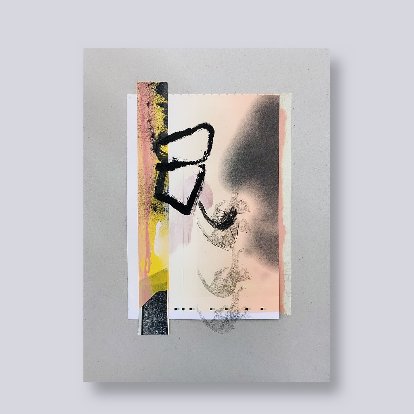 Die Luft, schwarz
40 x 60 cm
Paper, tape, print & oil on cardboard
#artonpaper
#collageart
#artist
#painting
#anothercat
#munichart
#oilstick
#artseries
#catsinart
#inspiration