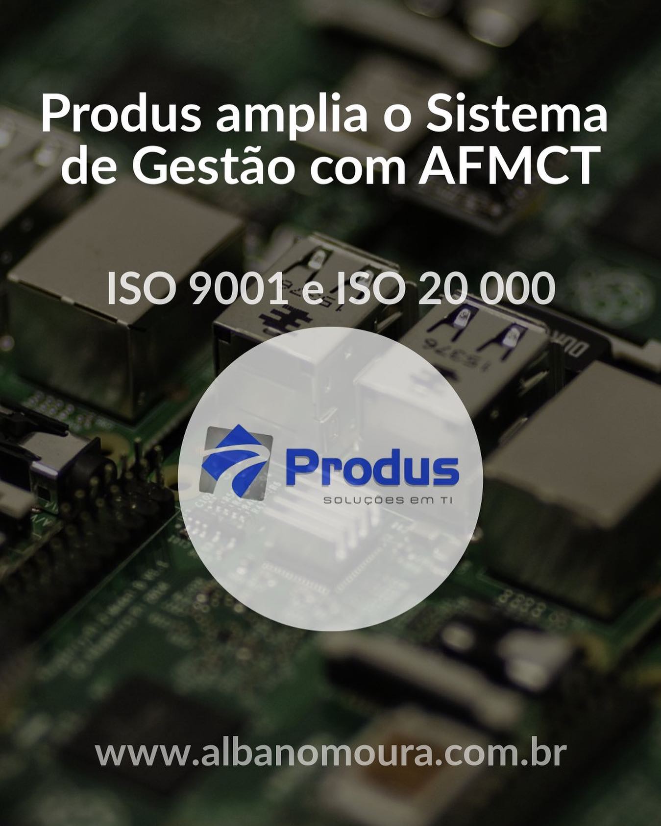 Empresa integradora de soluções de TI com mais de 20 anos de atuação, adequando e aperfeiçoando continuamente sua estrutura interna, a PRODUS se certificou na ISO 9001 em 2003 e fecha 2021 com a certificação na ISO 20.000 em trabalho conjunto com a AFMCT.
Buscando ampliar o Sistema de Gestão, a empresa adota o conceito de especialização por áreas de atuação. Com forte ação em segmentos que demandam fornecimento de soluções complexas e serviços especializados o próximo passo será a Certificação na ISO 27.001.
Entre em contato através dos nossos canais para mais informações!
