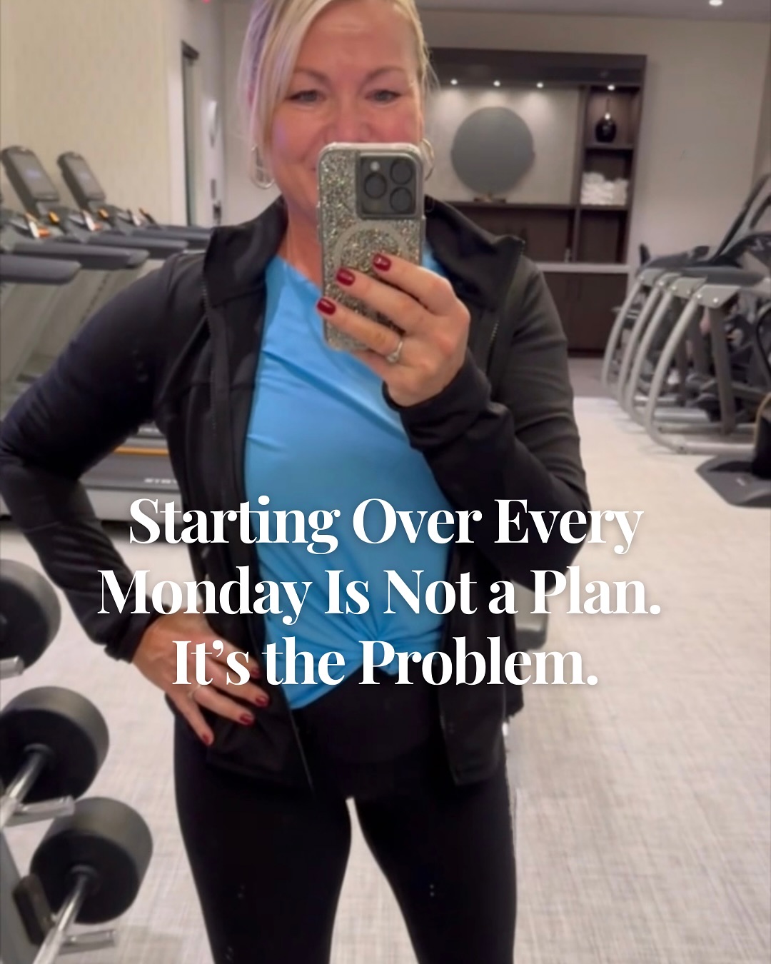 Starting over every Monday isn’t discipline —
it’s often the sign that something deeper needs to change.
Midlife transformation doesn’t come from trying harder.
It comes from doing things differently:
✔️ eating enough
✔️ building strength
✔️ supporting hormones
✔️ staying consistent with support
If you’re done with the restart cycle and ready to create real momentum, I’ve got you.
We’re getting started Monday, and there are a few spots left.
Comment READY 💃💗
and let’s make this your real Day 1.
#fitover50 #healthylifestyle #onlinefitness #midlifewellness #nutritioncoach