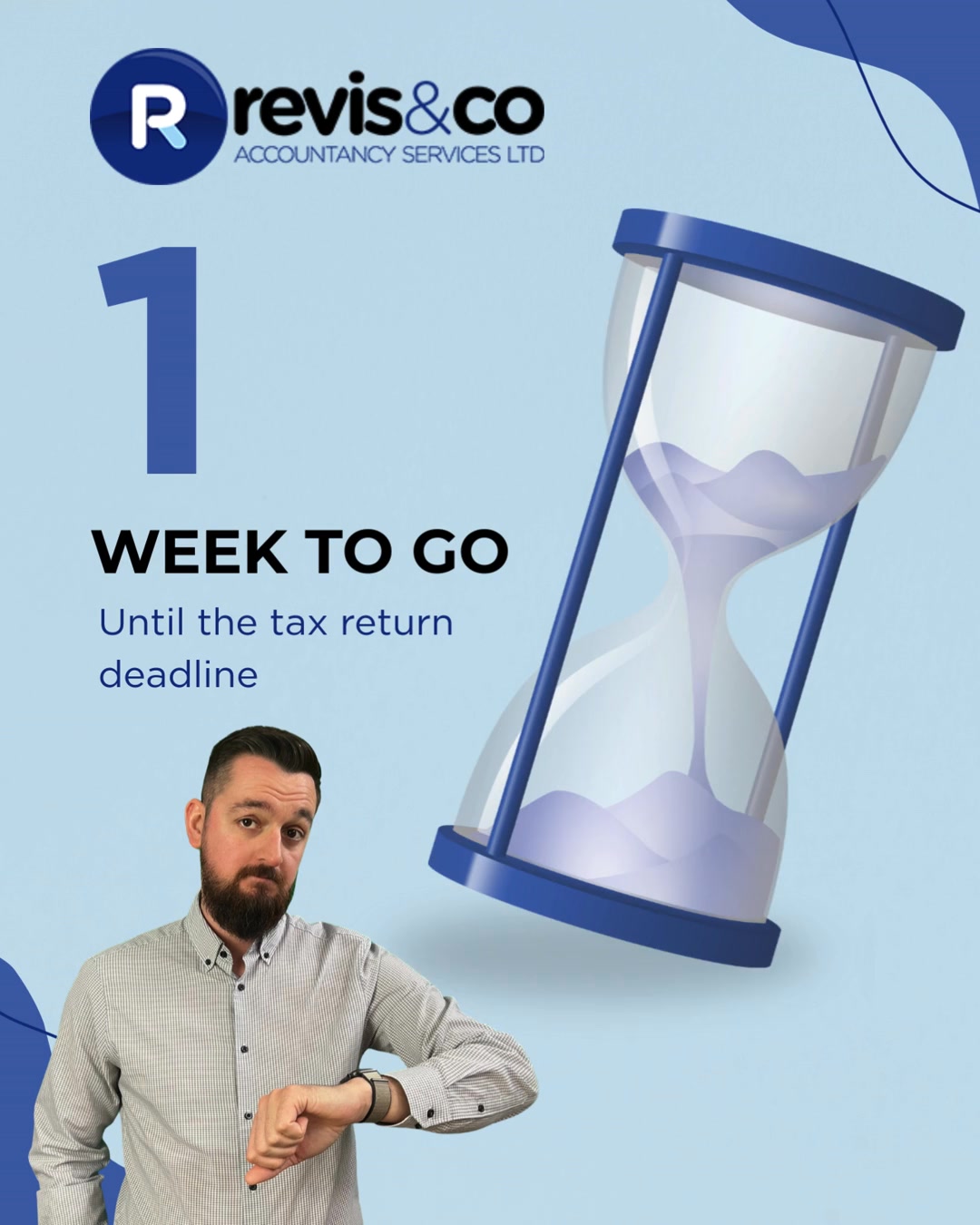 ⏰ 1 week to go!
If we’re still missing anything from you, now is the best time to send it over so we can complete your return on time!