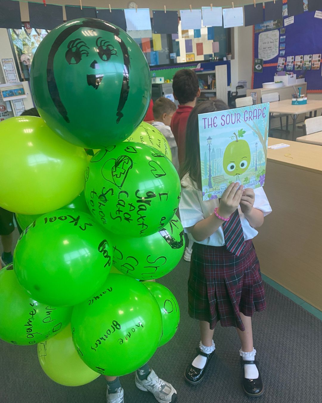 One of the stories we use when learning about gratitude is 'The Sour Grape'. The children love this book and they love to play a game with the bunch of grateful grapes when it is put together!
Did you know that gratitude is one of the most robustly researched positive psychology interventions? The are so many ways to bring in into your life that improve psychological and subjective wellbeing.
To learn more about our ECAs for your school, get in touch.
#greenheartwellbeing #positiveeducation #positivepsychology #gratitude #strengthofgratitude #gratitudeintervention #thesourgrape