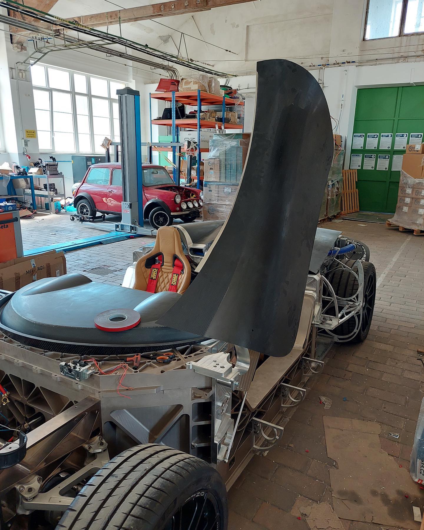 Checking the door action! #corbellati #missile #corbellatimissile #barchetta #coupe #targa #weapon #hypercar #hypercars #supercar #supercars #luxury #luxurycars #jewelry #handmade #fast #fastestcarsintheworld #records #record #unique #billet #machined #cnc #carbonfiber #carbonfibre #prepreg #becauseracecar #custom #custommade