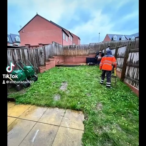 We often get our customers sending us before and after photos of their gardens. Especially in new builds where the Patios are small, the grass is waterlogged, and the space is unusable.
Take a look at this tiktok.