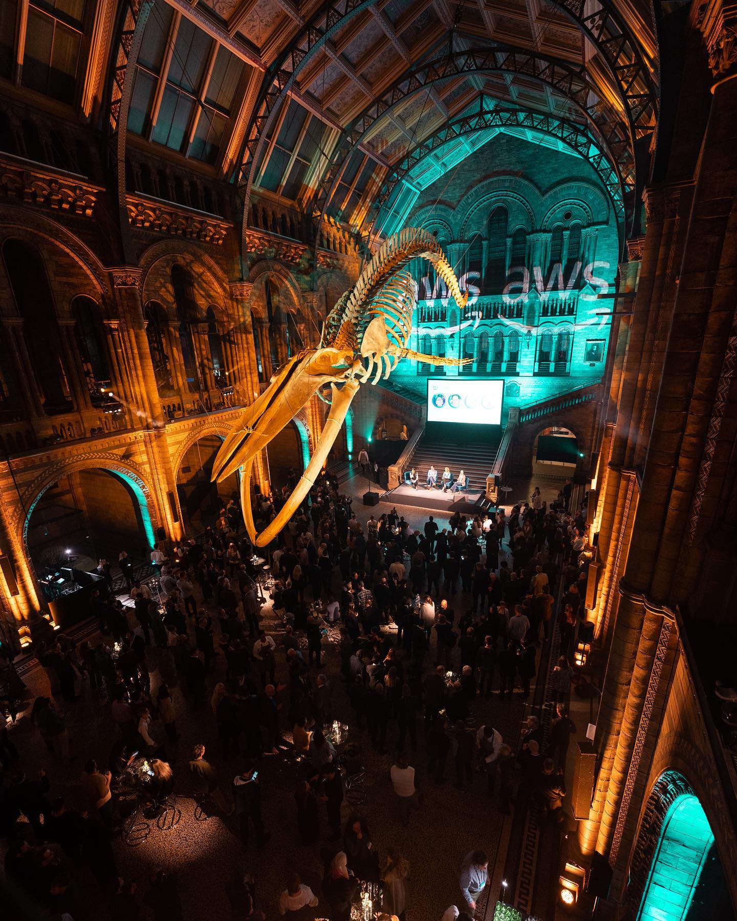 Event shoot at the NHM for Amazon Web Services 🐋