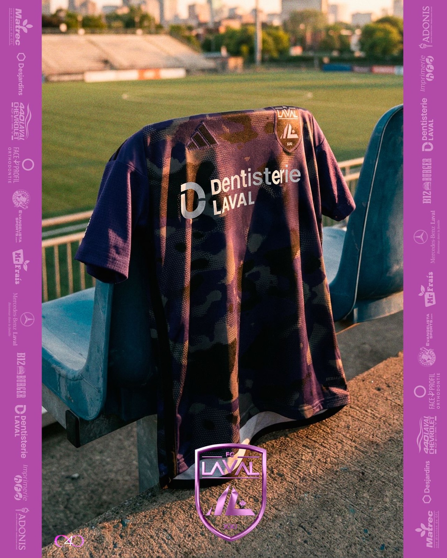 Un énorme merci à Dentisterie Laval pour le soutien apporté à notre jeunesse, notre passion du soccer et notre fierté communautaire. 🙏🏻💜
Big thank you to Dentisterie Laval for supporting our youth, our soccer passion, and our community pride. 🙏🏾💜
#FCLaval #Partnership #communauté #community #Partenariat