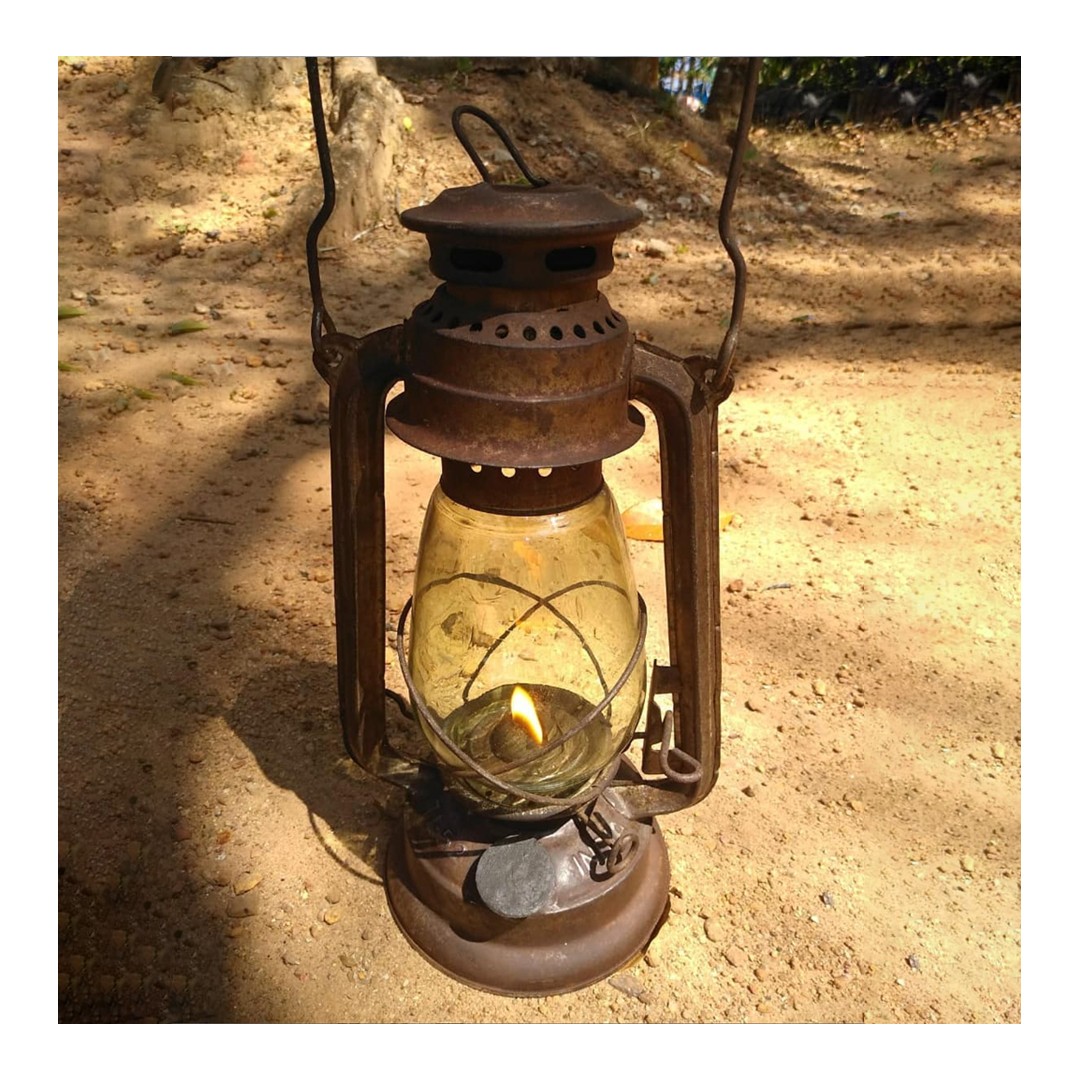 Dibiri or Kerosene Lamp
.
Object / Sustainable
.
A Dibri is a simple lamp with a Kerosene reservoir and Wick to burn. These were one of the first modern lamps used and have been used since the 1850s when kerosene production increased. The lamps were famous as they were safer than regular oil lamps and fairly easy to use.
The brightness is adjusted by a knob that raises the Wick or lowers it in size, thus increasing or reducing the brightness accordingly. There are more varieties of the Kerosene lamp, from the basic to the complex Hurricane Lamps (widely known as Petromax lamps in India).
The most widely used model in homes is the basic Kerosene lamp with a glass chimney to keep the flame steady and avoid it being blown out by the wind. After the introduction of electric lights, the usage of the Kerosene lamps was reduced. However, it is still being used in parts of Asia and Africa with no proper electricity.
Photography @happyccinodesignstudio
.
EDA is a crowdsourced archive of Everyday design from the Indian Subcontinent.
Follow @everydaydesignarchive for more.
.
.
.
.
.
.
.
.
.
.
.
.
.
.
.
.
.
.
.
.
.
.
.
#design #everyday #dailyobjects #designerobjects #homemade #artisanal #craftsofindia #artistsofindia #designarchive #indiansubcontinent #india #productdesign #householdobject #everydaydesignobjects #petromaxlight #kerosenelamp #sustainableliving #rural #sustainablelighting #lamps #dibri #lantern