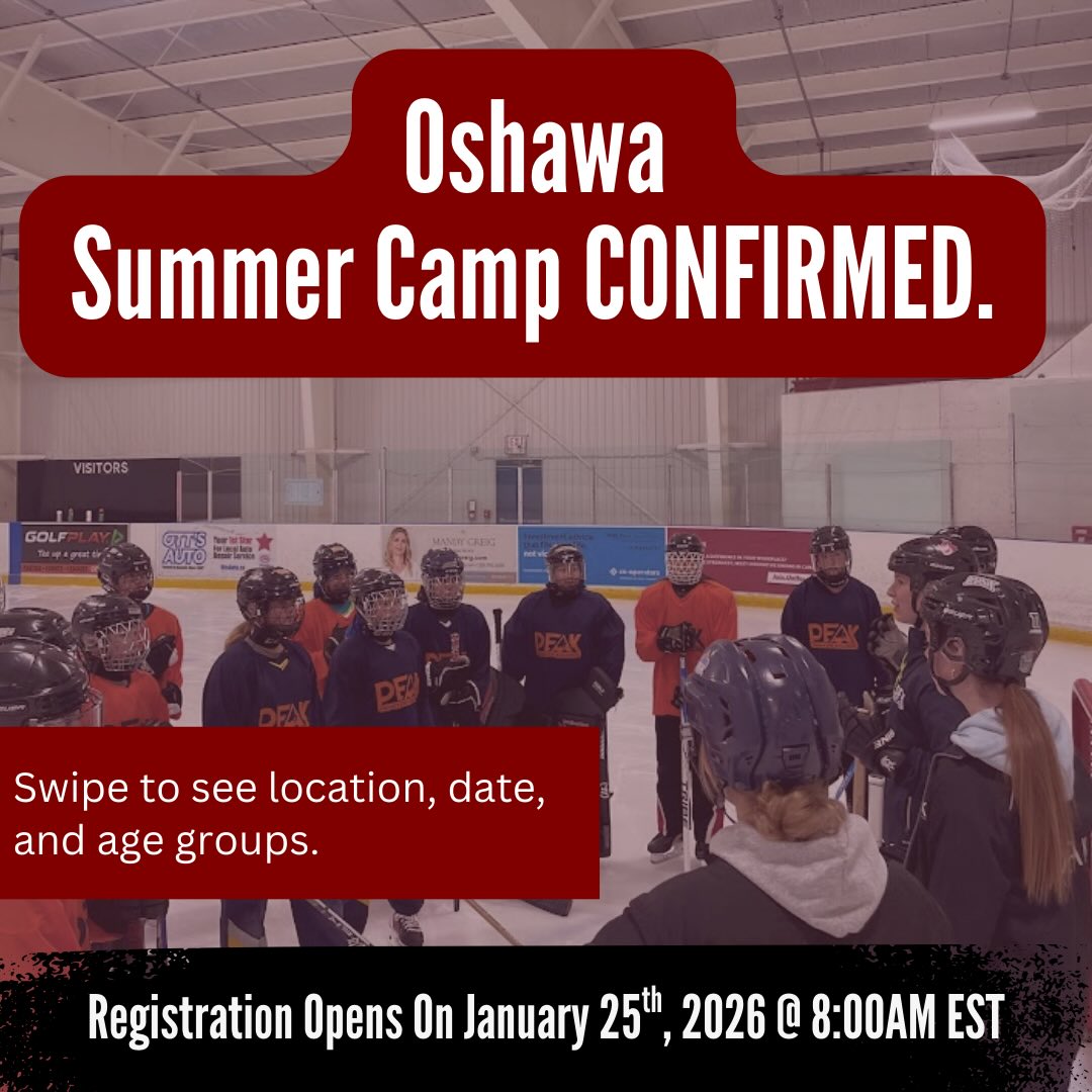 📣 Oshawa Summer Camp Confirmed!! 📣
Registration will open tomorrow at 8:00AM EST!