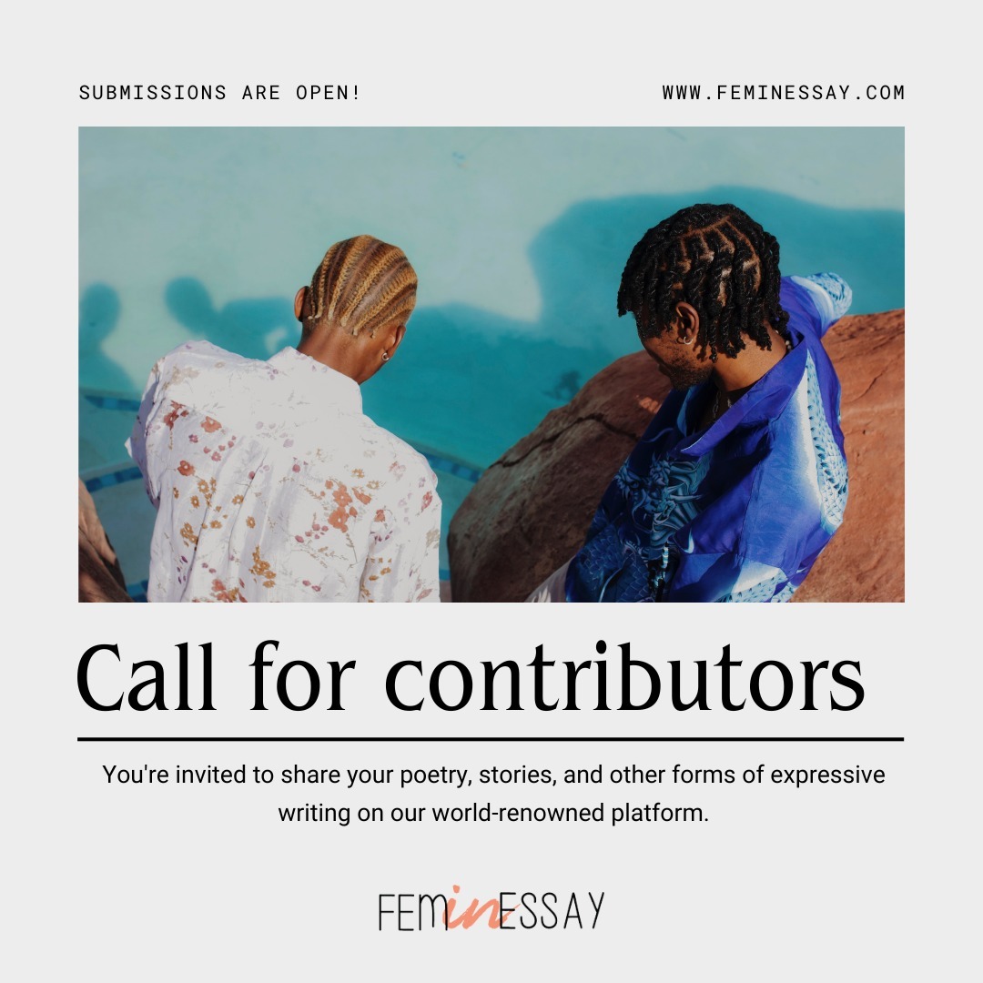 Before the year ends, we know that you have lots to share!
.
We’re accepting submissions, so share your writing on Feminessay using our easy submission form. If you need a little help thinking of something to write about, we also have a growing Feminessay Weekly Writing Prompt club (subscribe through the homepage pop-up) to help you get some ideas flowing!
.
.
.
#acceptingsubmissions #feminessay #writerscommunity #blackwomen #woman #blackisbeautiful #storytelling #blackwoman #blackwomanwriter #blackwomenwriting #writersofig #write #writersofinstagram #blackgirlmagic #blackgirlsrock #myblackisbeautiful #blackwomen #journey #writer #blackexcellence #poetry #blackwriters #poets #authorsofintagram #wellreadblackgirl