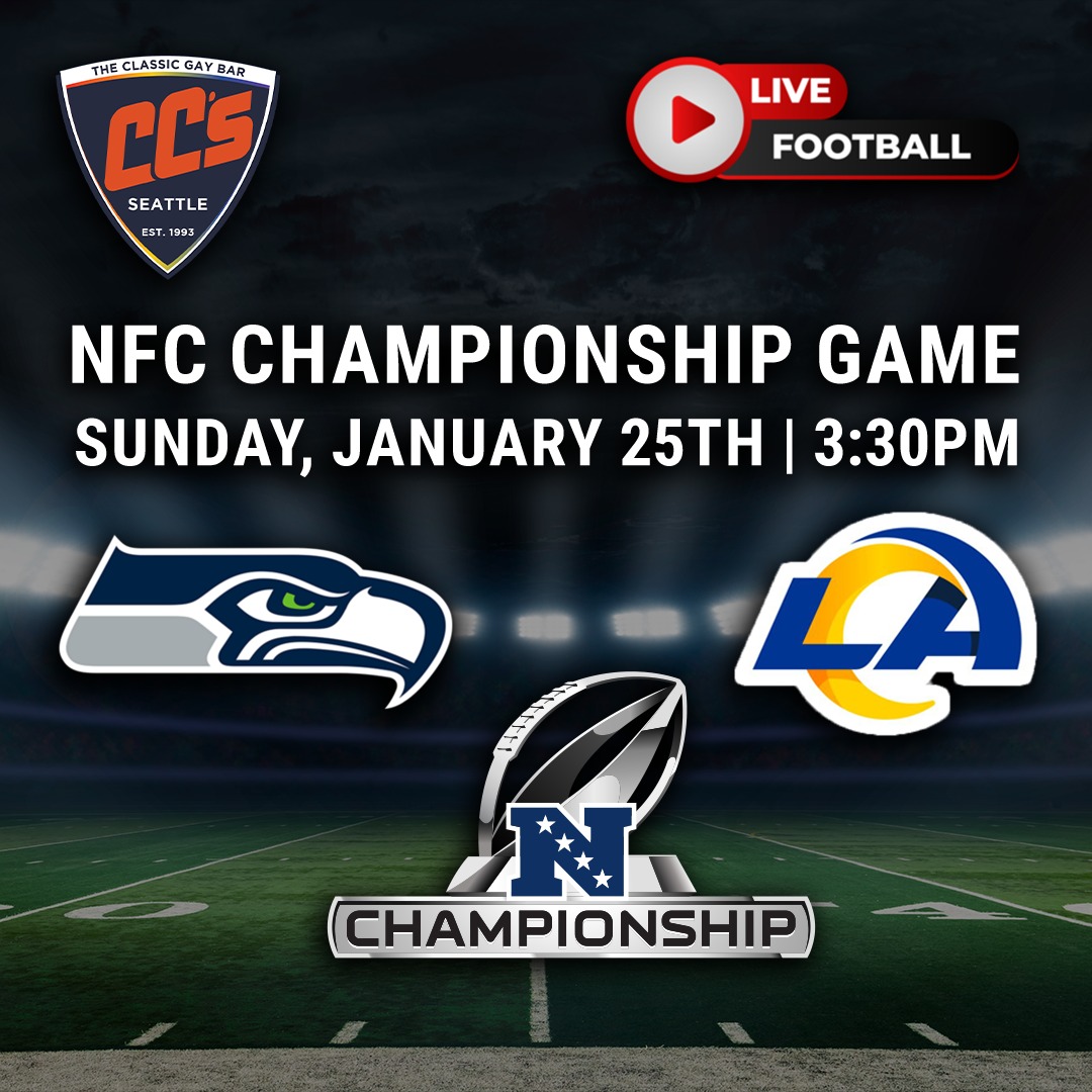 This Sunday CC's will be showing the NFC Championship game.