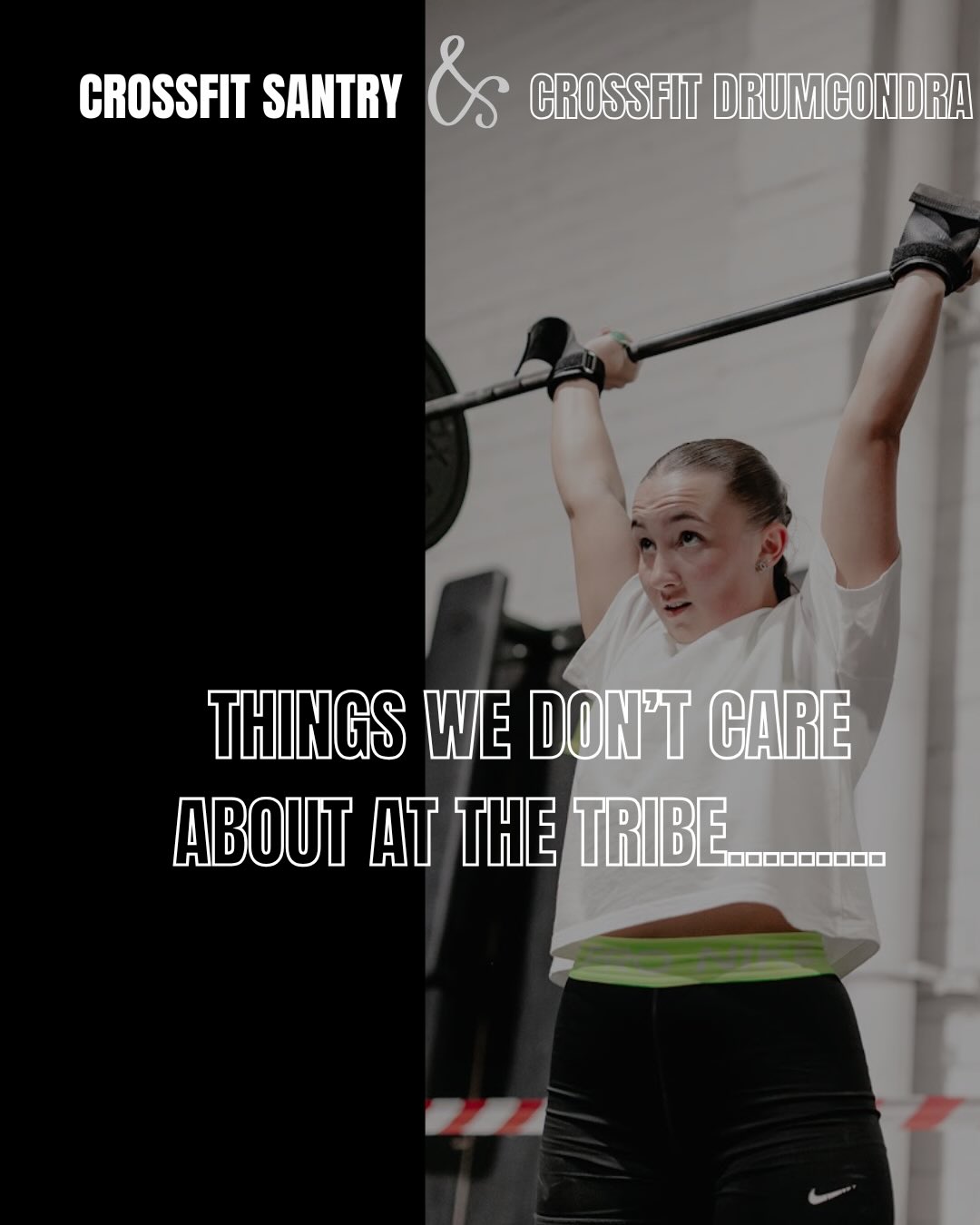 WE CARE A LOT HERE -BUT THERE ARE STILL SOME THINGS WE DON’T CARE ABOUT 😉
We don’t care if…
• you’re “too old”
• you need breaks
• you modify everything
• you haven’t trained in years (or ever)
• your gym gear doesn’t match
All we care about is that you show up.
Because once you do, the fear fades, the confidence grows, and you realise you were always welcome here.
This is what training with the Tribe looks like.
Real people. Real effort. Real support.
📍 CrossFit Santry — Unit 9C Santry Hall Industrial Estate, D09 X63C
📍 CrossFit Drumcondra — 3A St George’s Avenue, D03 RH36
👉 Free trial available. Come train with us.
#TheTribe #CrossFitForEveryone #JustShowUp #CommunityFirst #CrossFitSantry CrossFitDrumcondra