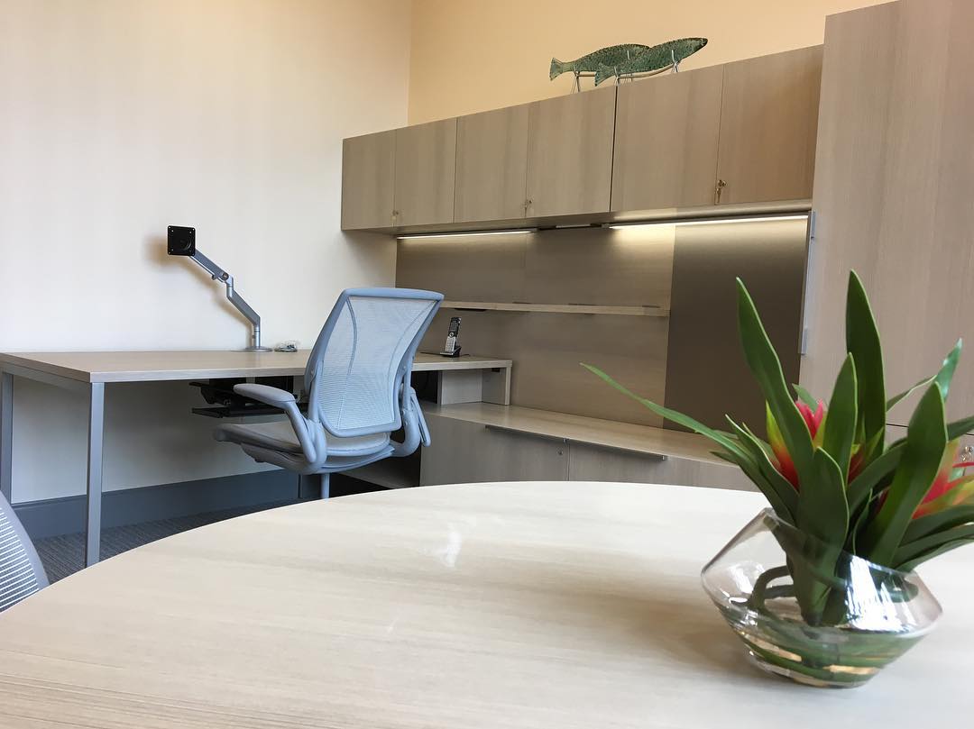 Office systems furniture that keeps your staff comfortable, organized and presentable. #multifamily #cantbuyitatofficemax #apartmentliving