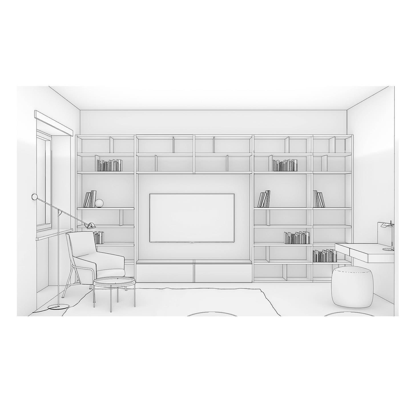 Dal primo modello 3d …
#apiuaarchitetti #architettitorino #architettura #design #interiordesign #3dmodel #3dmodeling #3dvisualization #visualart #rendering #architecturemodel #blackandwhite #livingroomdesign #livingroomdecor #illustration #digitalillustration #illustrarch #illustrarch_interior