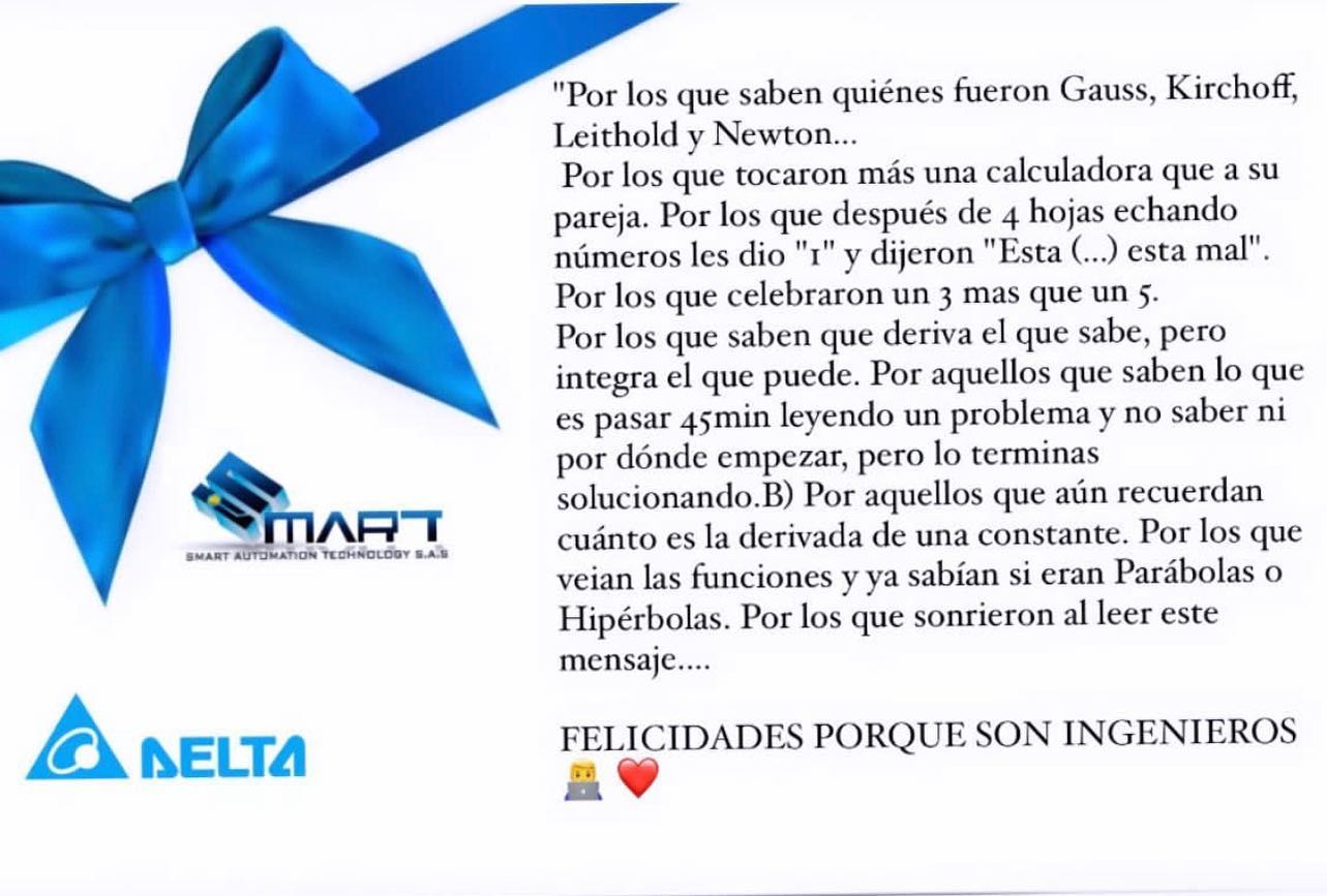 Feliz día para todos los Ingenieros