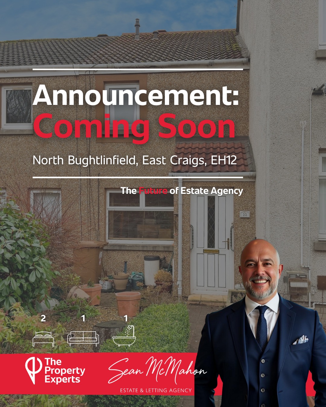 🏡 COMING SOON | EH12
A fantastic opportunity to step onto the property ladder with this two-bedroom mid-terraced house in a quiet, tucked-away west Edinburgh location.
✔️ Front & rear gardens
✔️ Green walkways and parkland on the doorstep
✔️ Ideal for families, investors & first-time buyers
✔️ Scope to personalise and make it your own
📍 North Bughtlinfield, East Craigs, Edinburgh
Full details and viewing dates coming very soon…
👉 Register your interest now before this one goes live ... in 5, 4, 3, 2, 1 ...